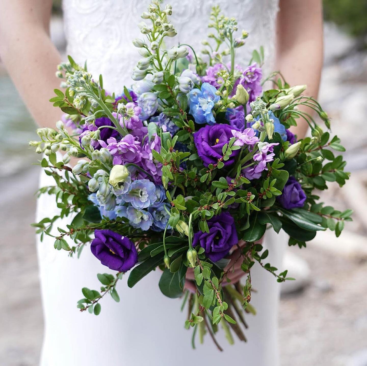 Purple and blue wild beauty! 
.
.
#banff #banffwedding #banffflorist #banffmountaintopflowers #purpleandbluebouquet #handtiedbouquet #elopeinbanff #flowershop #banfflocals #banffbride #banffflowers