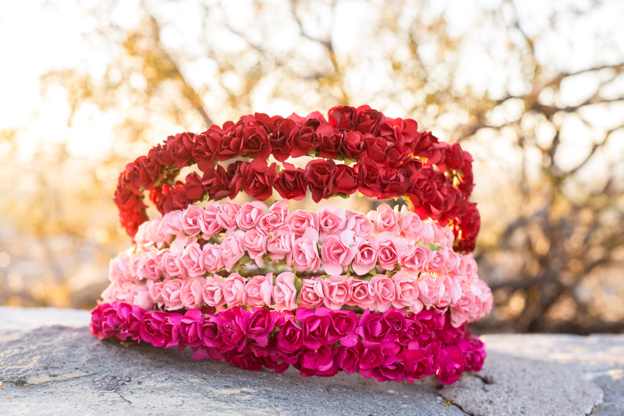 flowerchild | paper rose flower crown