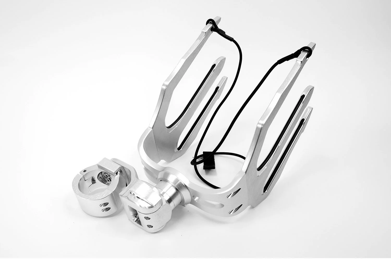 281614-S - Regal Brushed Anodized Rotating Rack, Tube Tower, WAKE/SURF Fingers, STBD (212125)