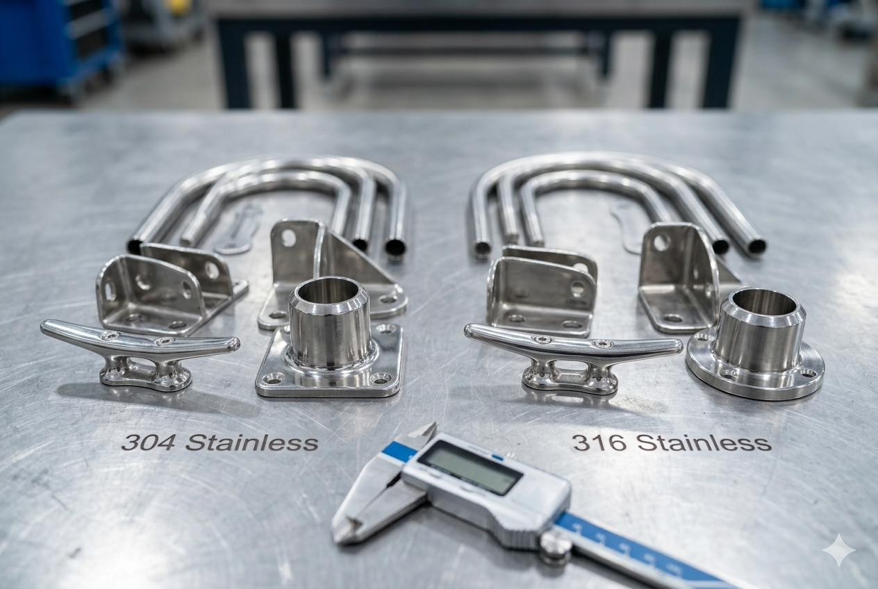 304 vs 316 Stainless Steel in Marine Environments