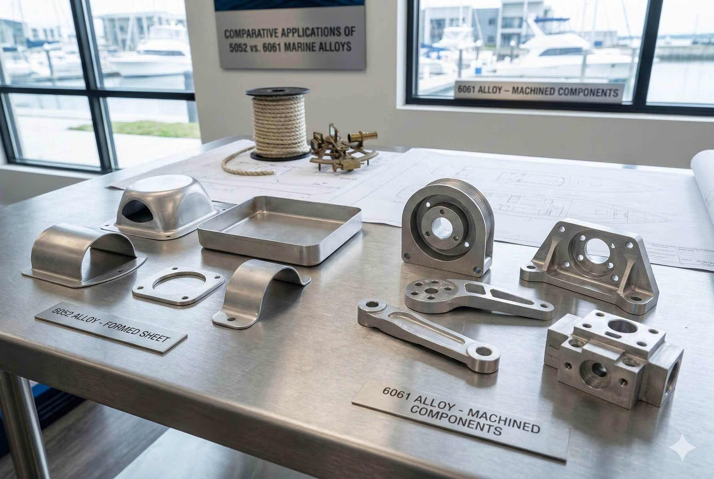 Best Aluminum Alloys for Marine Parts (5052 vs 6061 vs 5083)