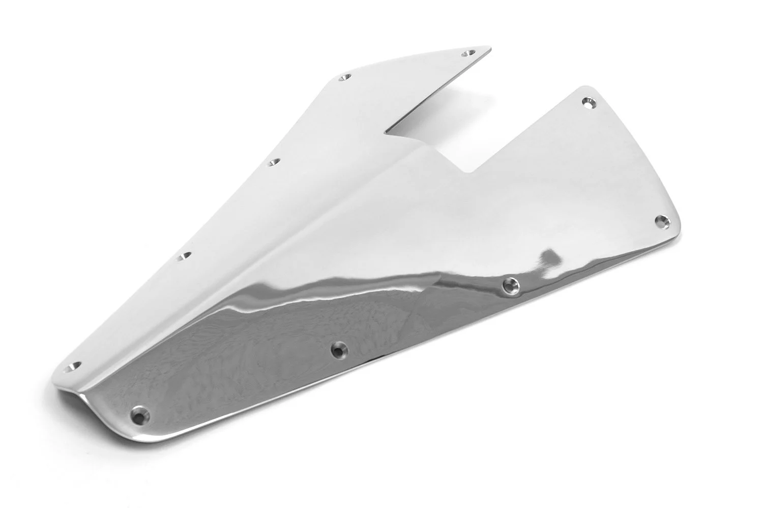 EWB-72-3611 - BOW PLATE, MANTA ROLLER, , 368/370CC, 316SS, POLISHED