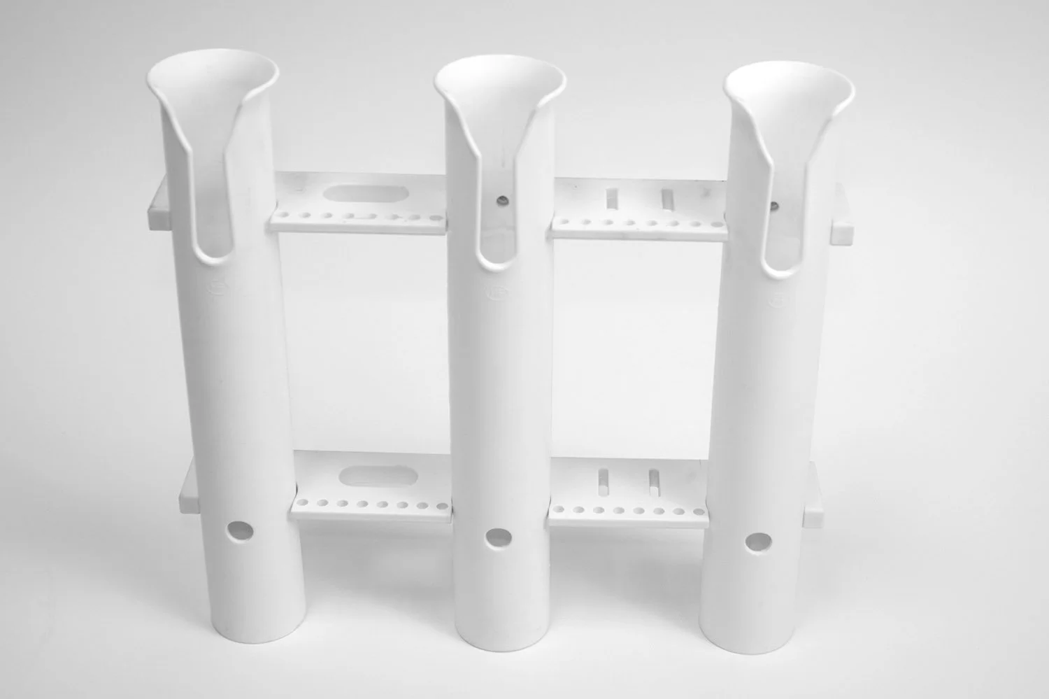 PWM-0920P3-HF - ROD HOLDER, 3 POLE, PLASTIC, WHITE