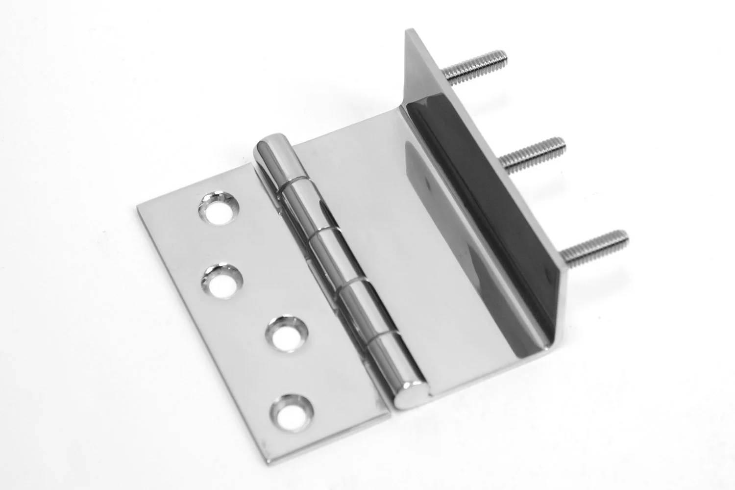 GHM-PLH-6P - L HINGE, 205 I-O, 316SS, POLISHED (475314)