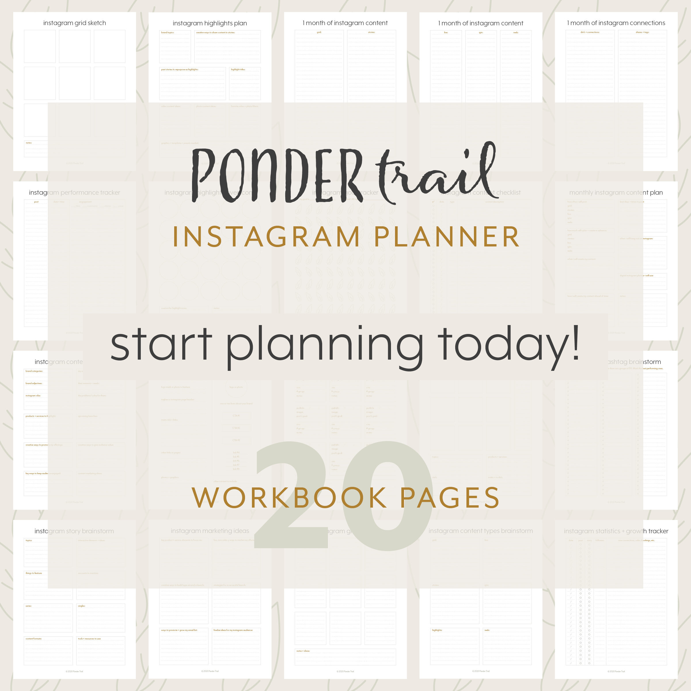20 Workbook Pages Plan Instagram Marketing Strategy and Content Planner.jpg