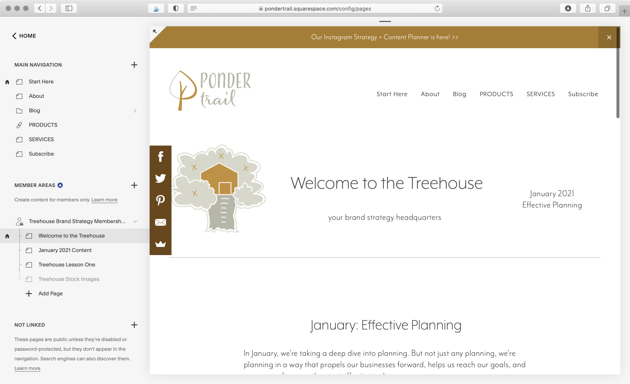 How to Set up Squarespace Member Area Subscription Service Website