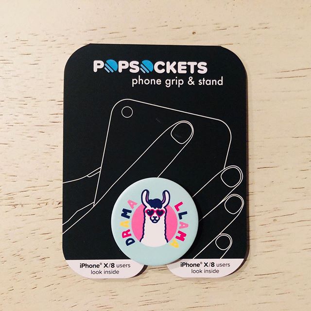 Who wants to win this Drama Llama PopSocket!?! All you gotta do is like this post. And, while you&rsquo;re clicking on stuff, check out the &ldquo;Custom Drama Llama T-shirt&rdquo; link in the DL bio. Good luck!