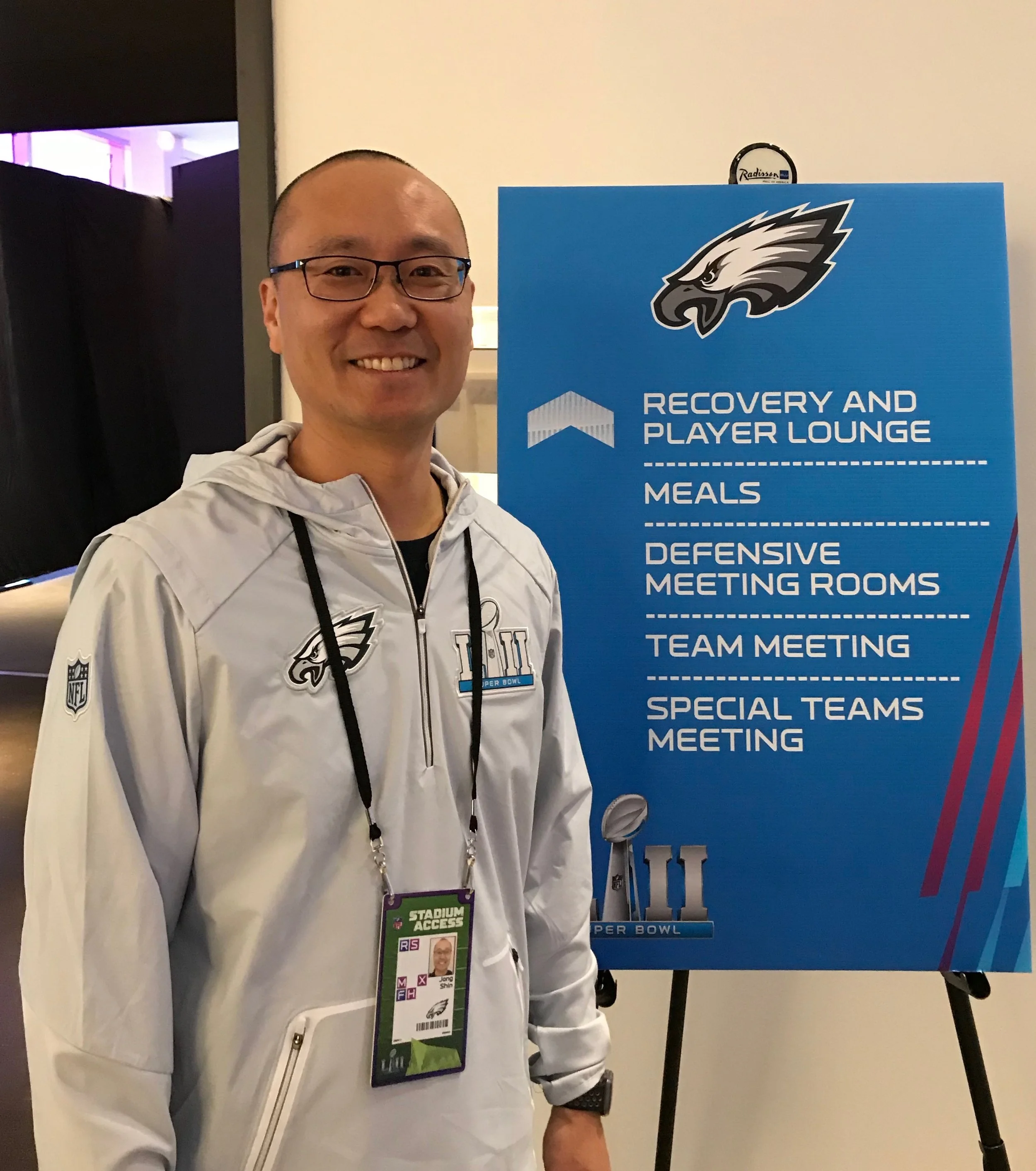 WE WERE AT THE SUPER BOWL LII