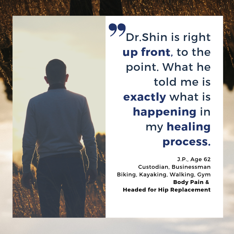 Knee Pain / Excruciating Body Pain / Headed for Hip Replacement