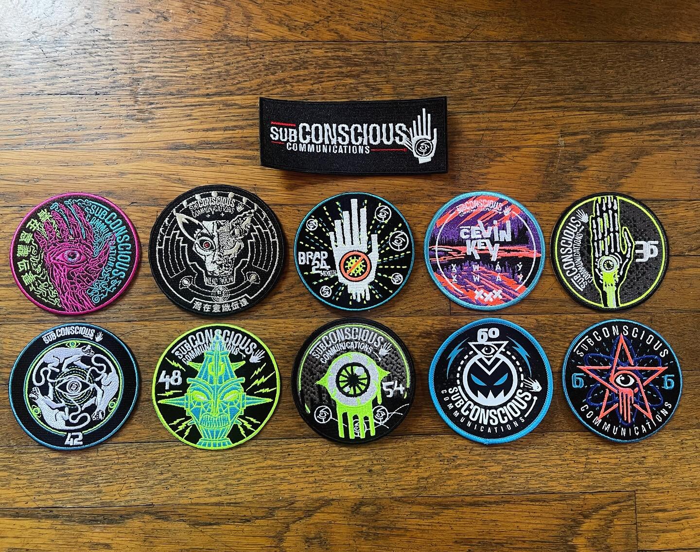 6 years of reward patches to patreon crew on gift levels. Designed by Simon Paul , 6 month - 66 month 🙏❤️⚡️