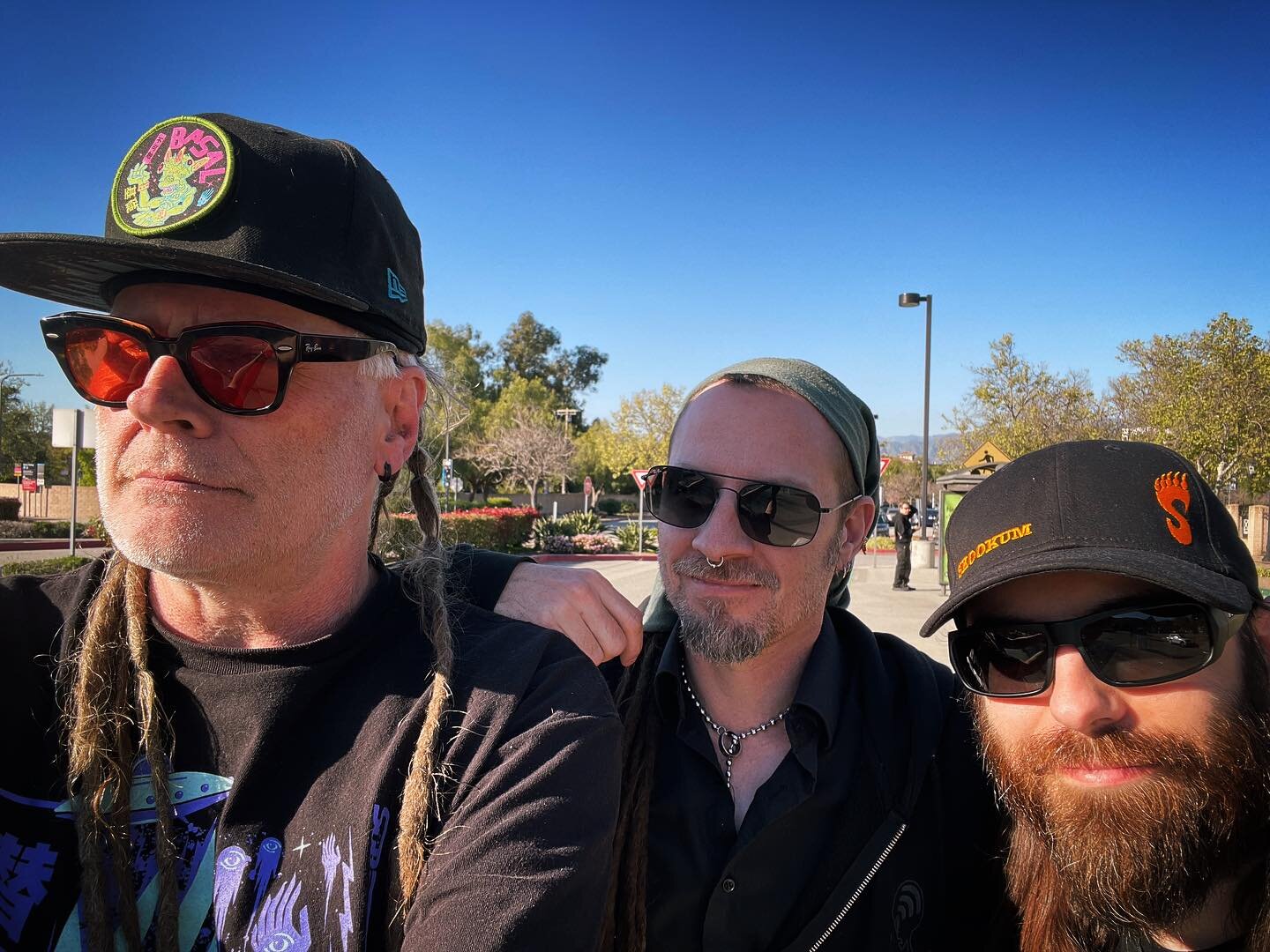 Classic lunch date with Justin Bennett and Toby Tackett! Sure miss these guys.  Thrill kill kult Friday Santa Ana !