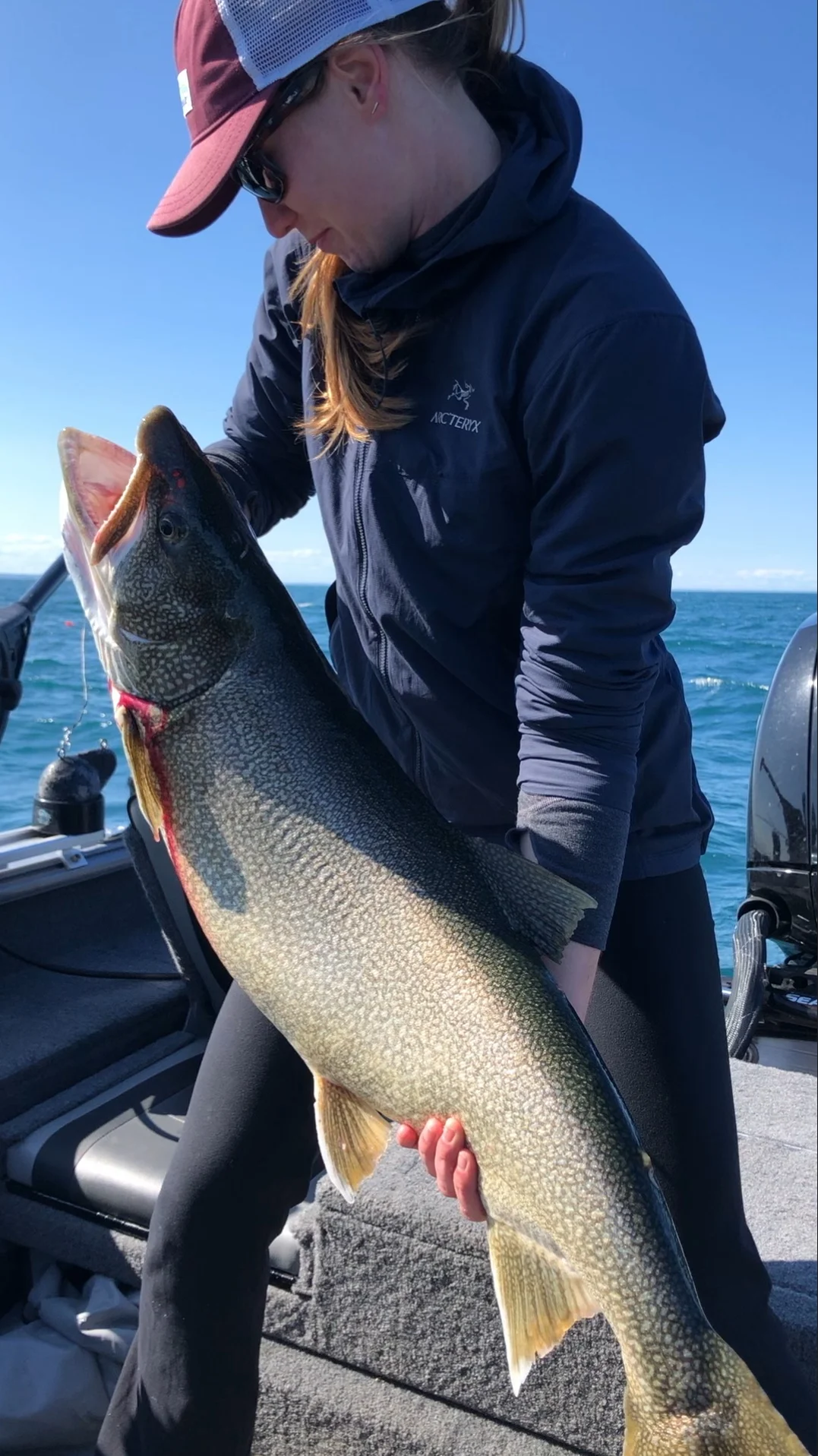 18 pound lake trout