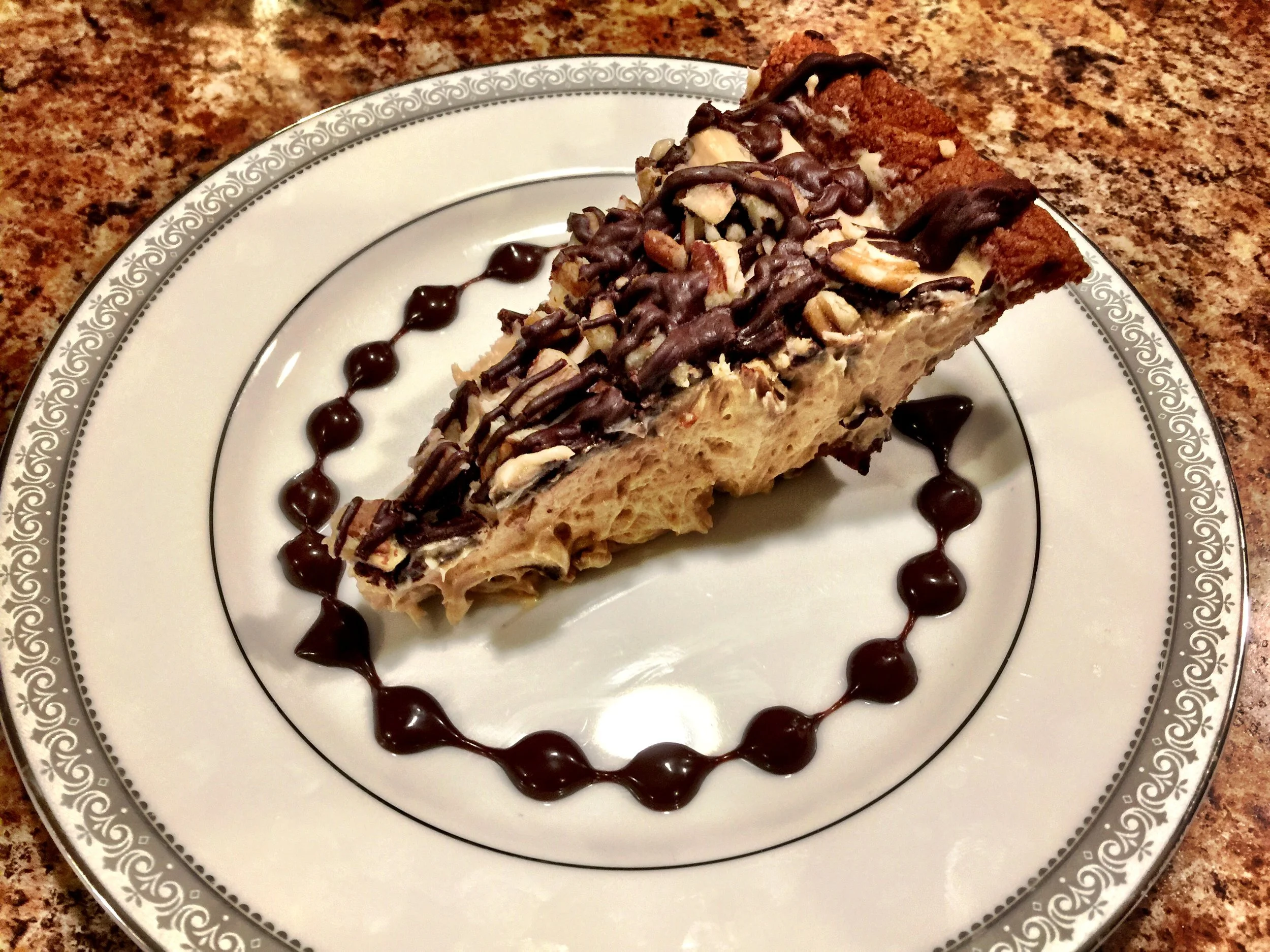 Keto4karboholics Chocolate Peanut Butter Pecan Pie