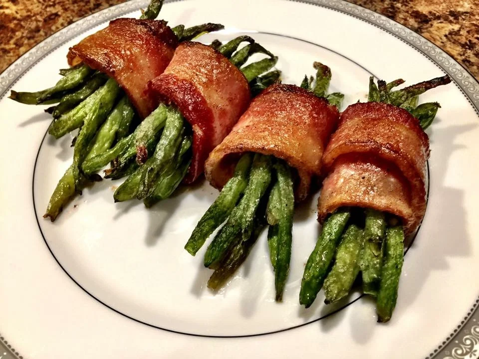Holiday Garlic Maple Bacon Wraps 
