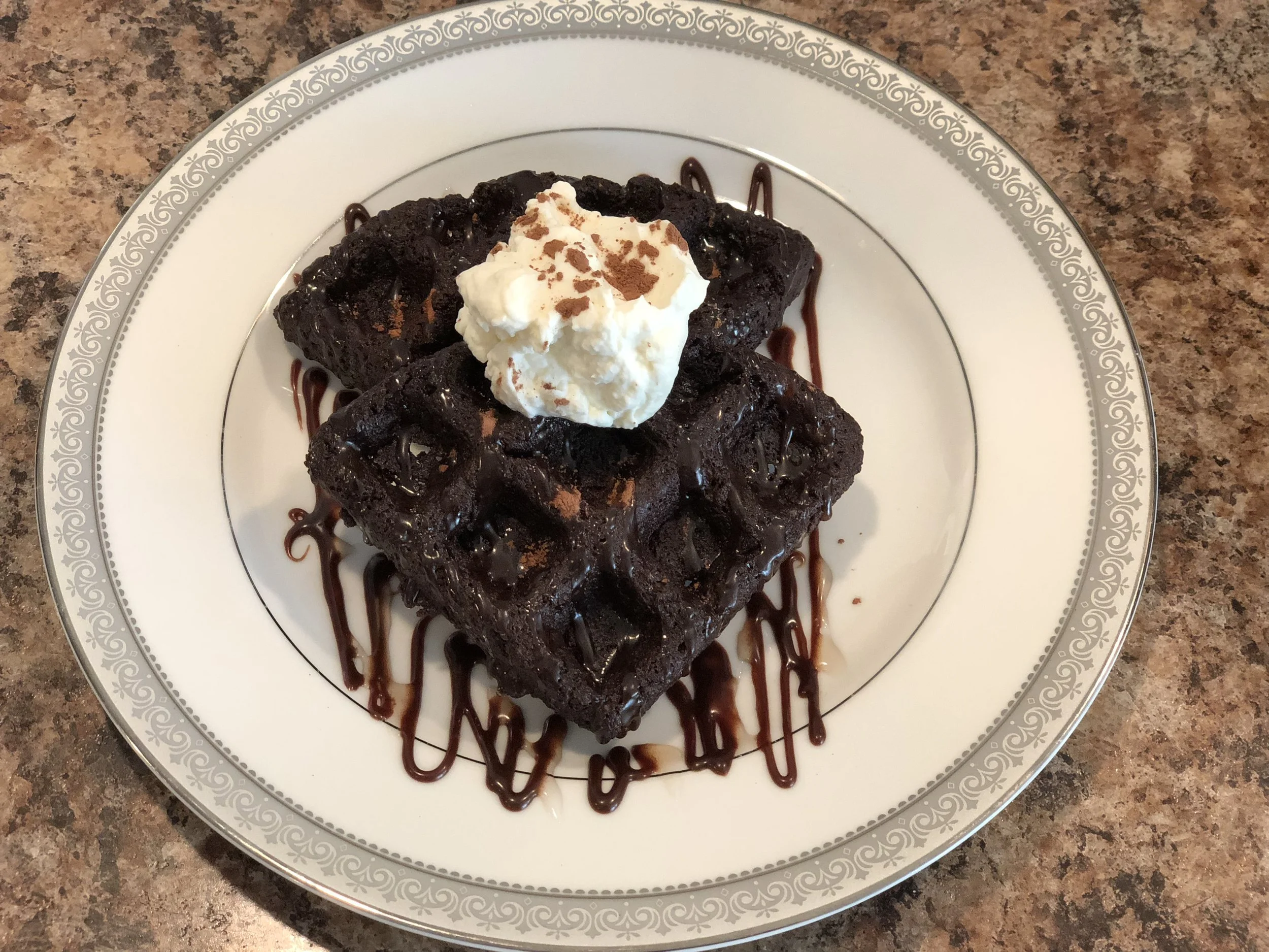 Chocolate Keto Waffles