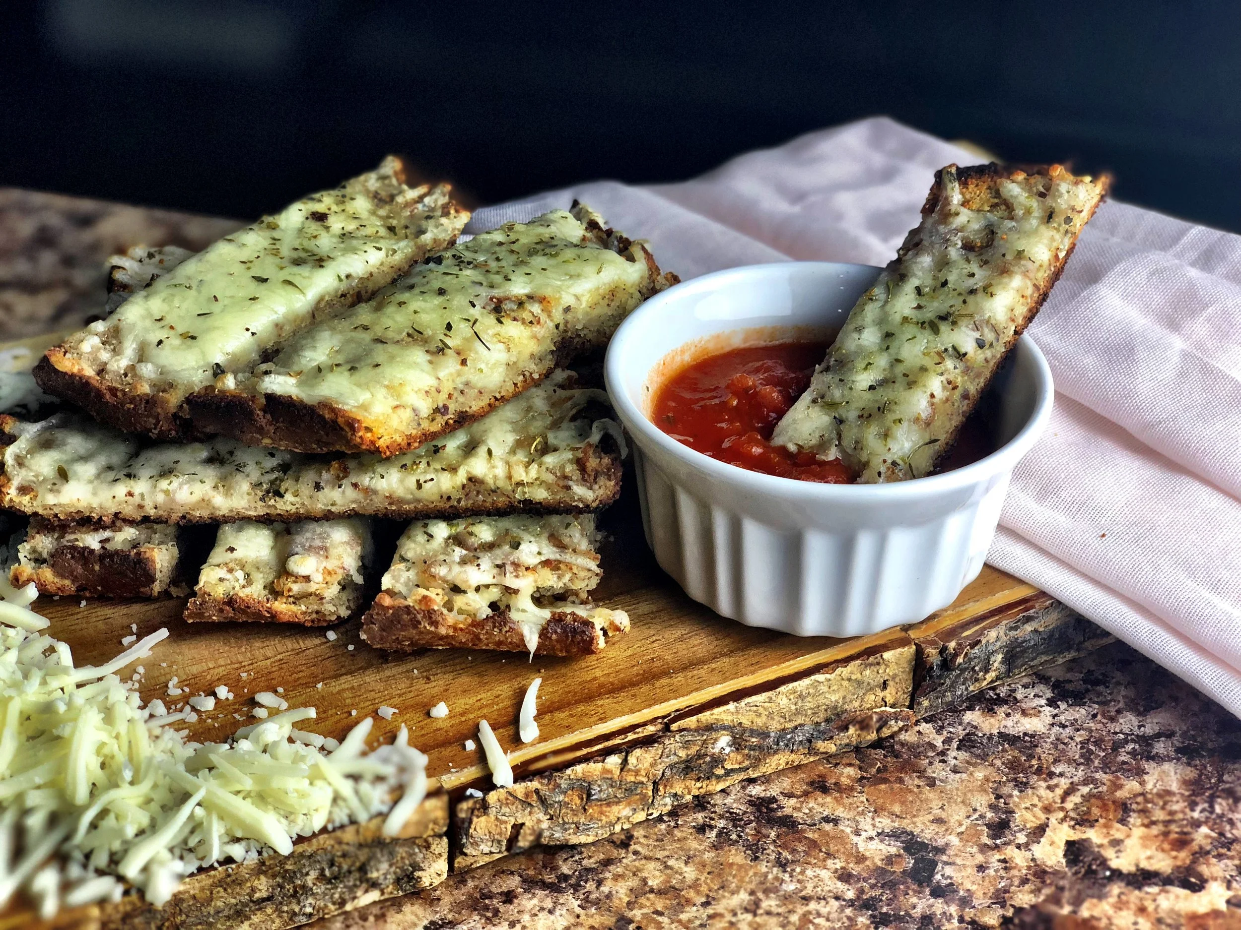 Cheesy Breadsticks Keto/Low-Carb/Gluten-Free