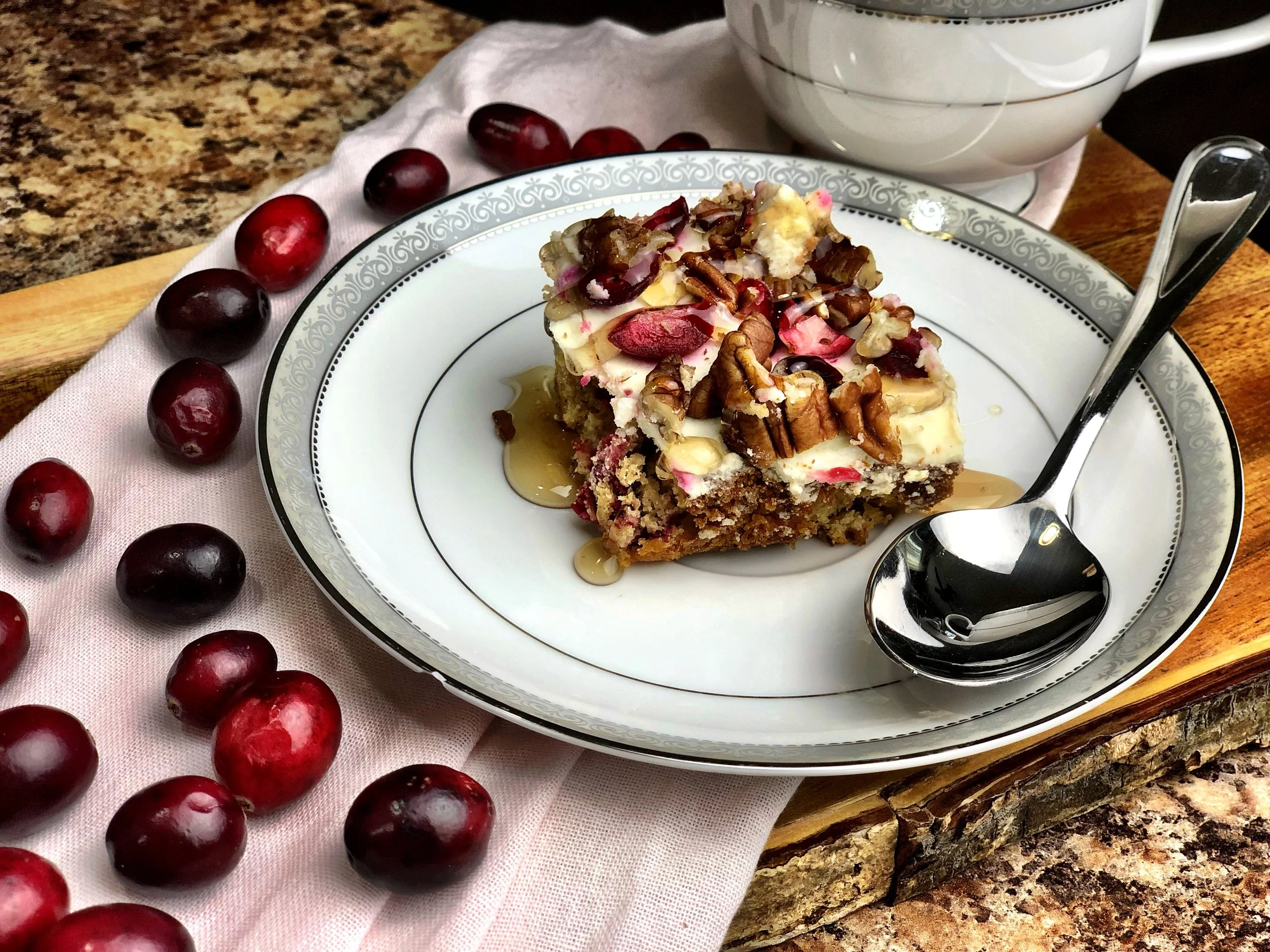 Cranberry Bliss Bars (keto/glutenfree/SugarFree)