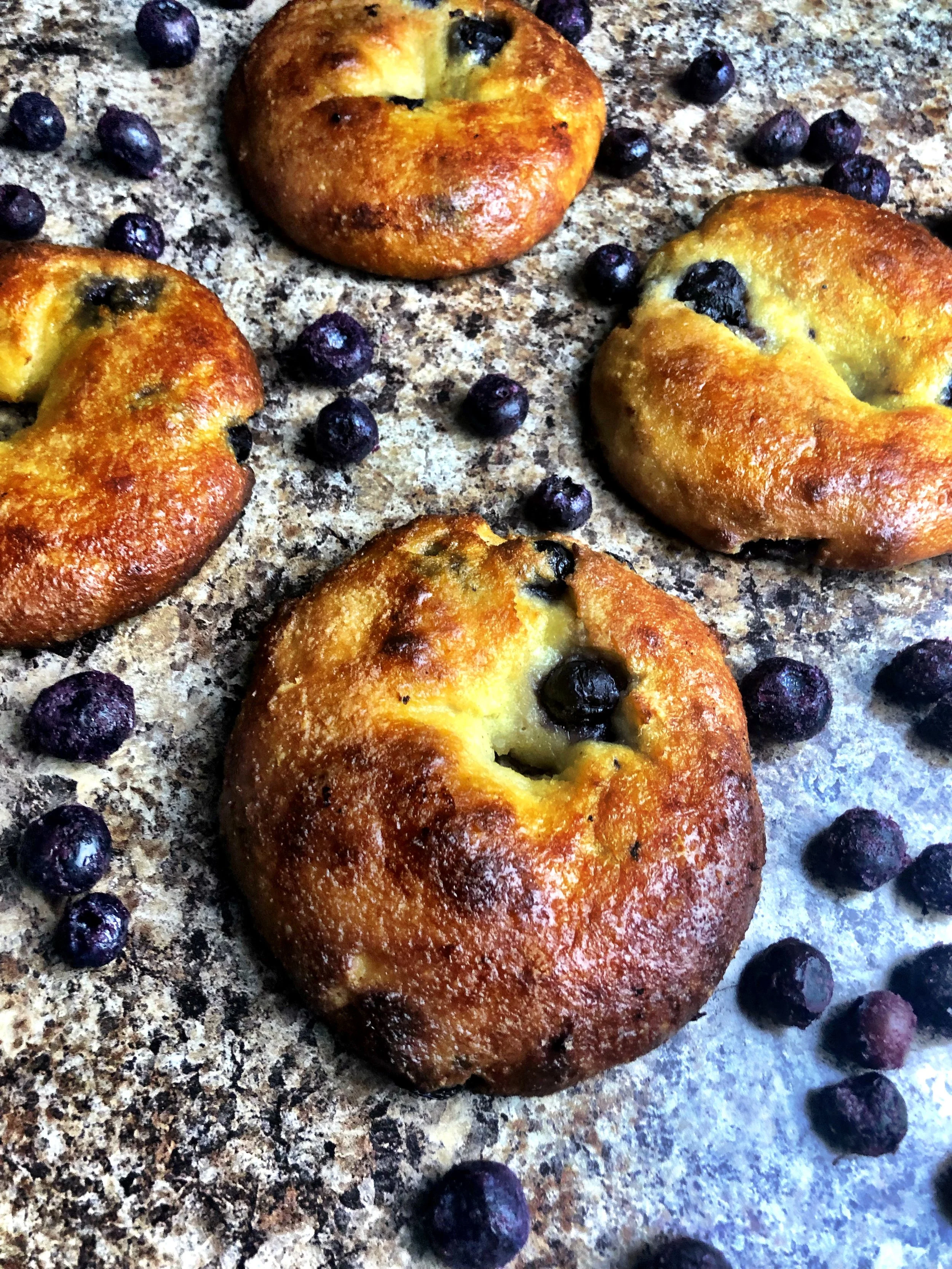 Blueberry Swirl Bagel