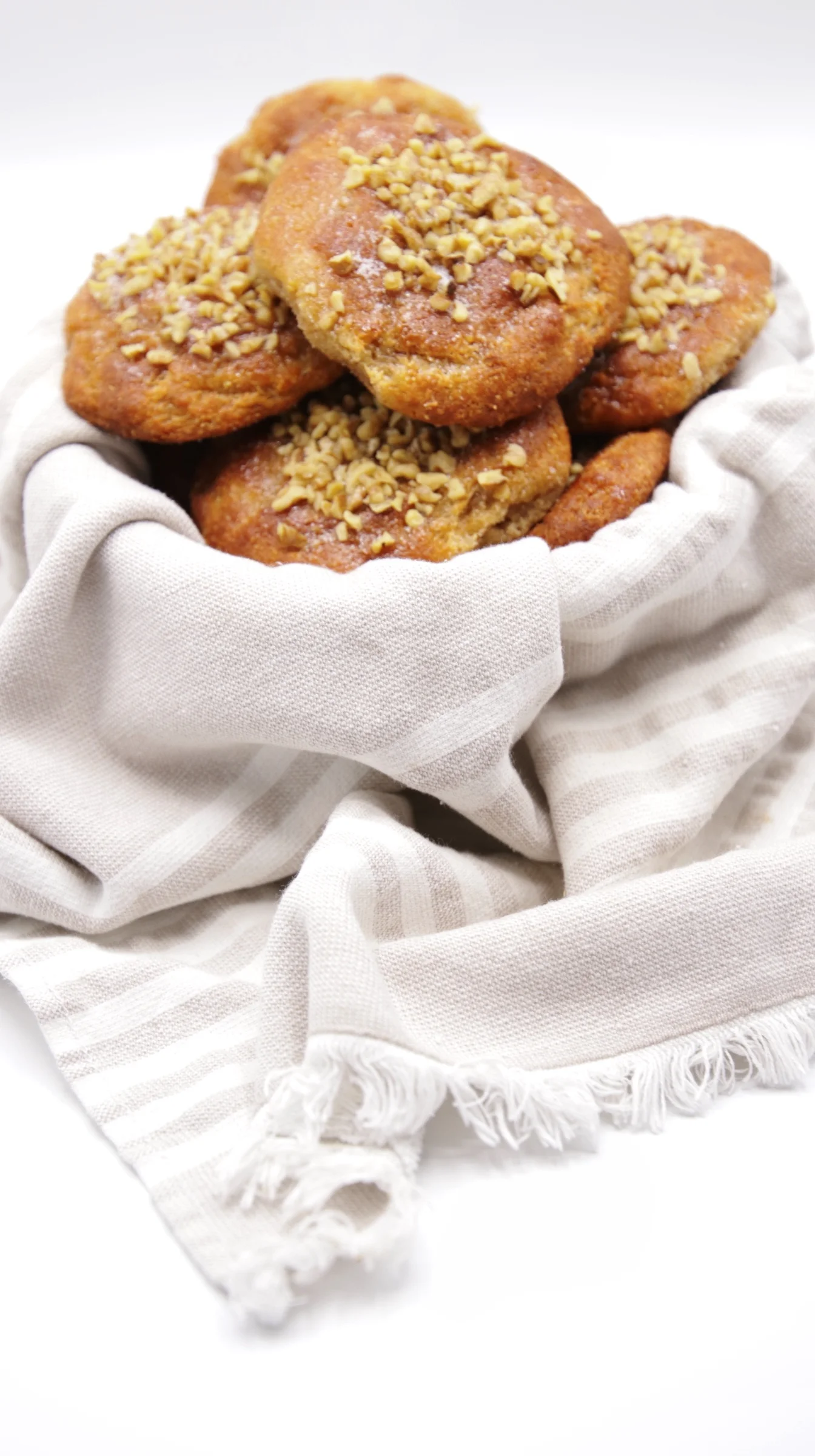 Banana Caramel Walnut Bagels