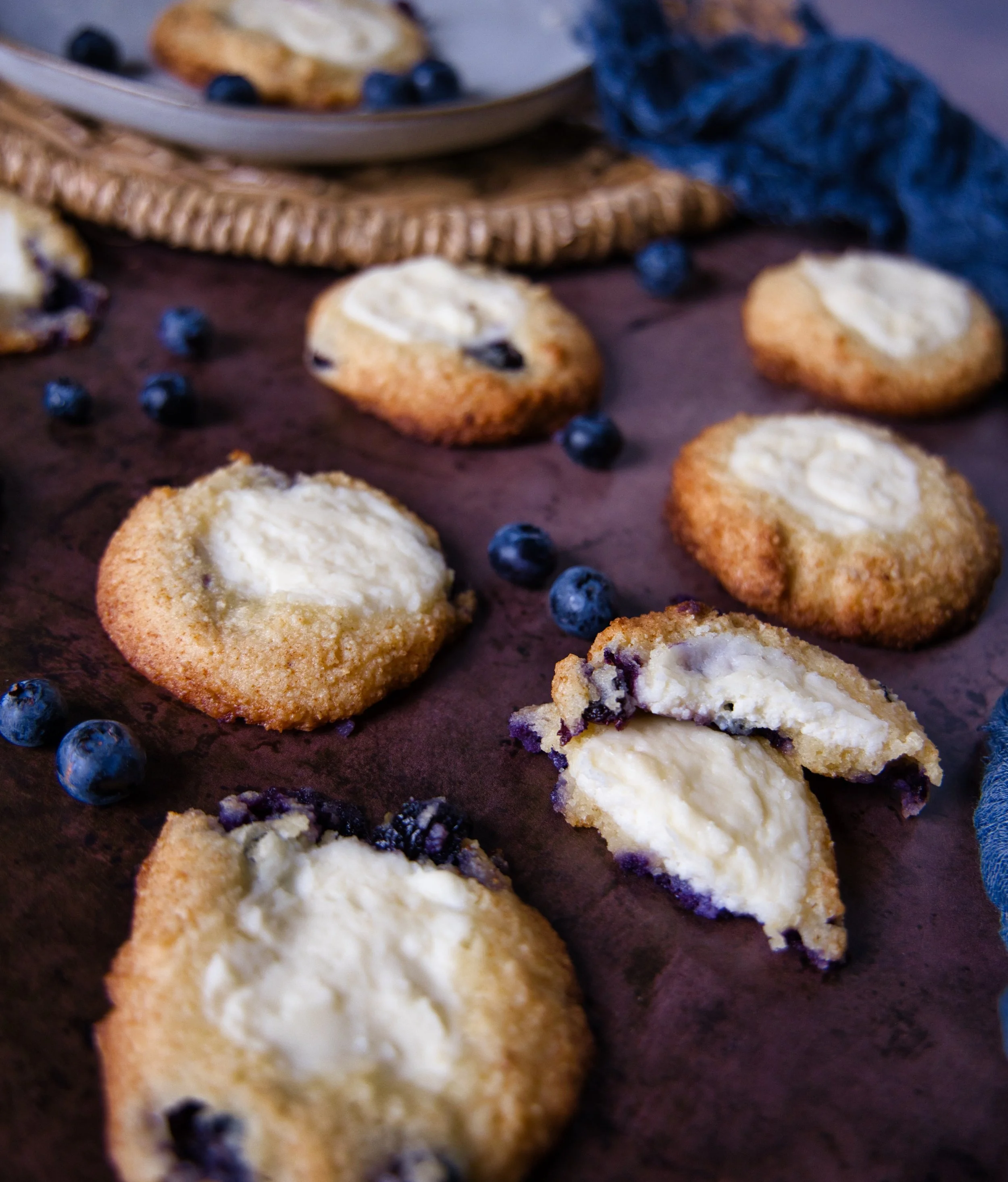 Blueberry Cheesecake Cookies
