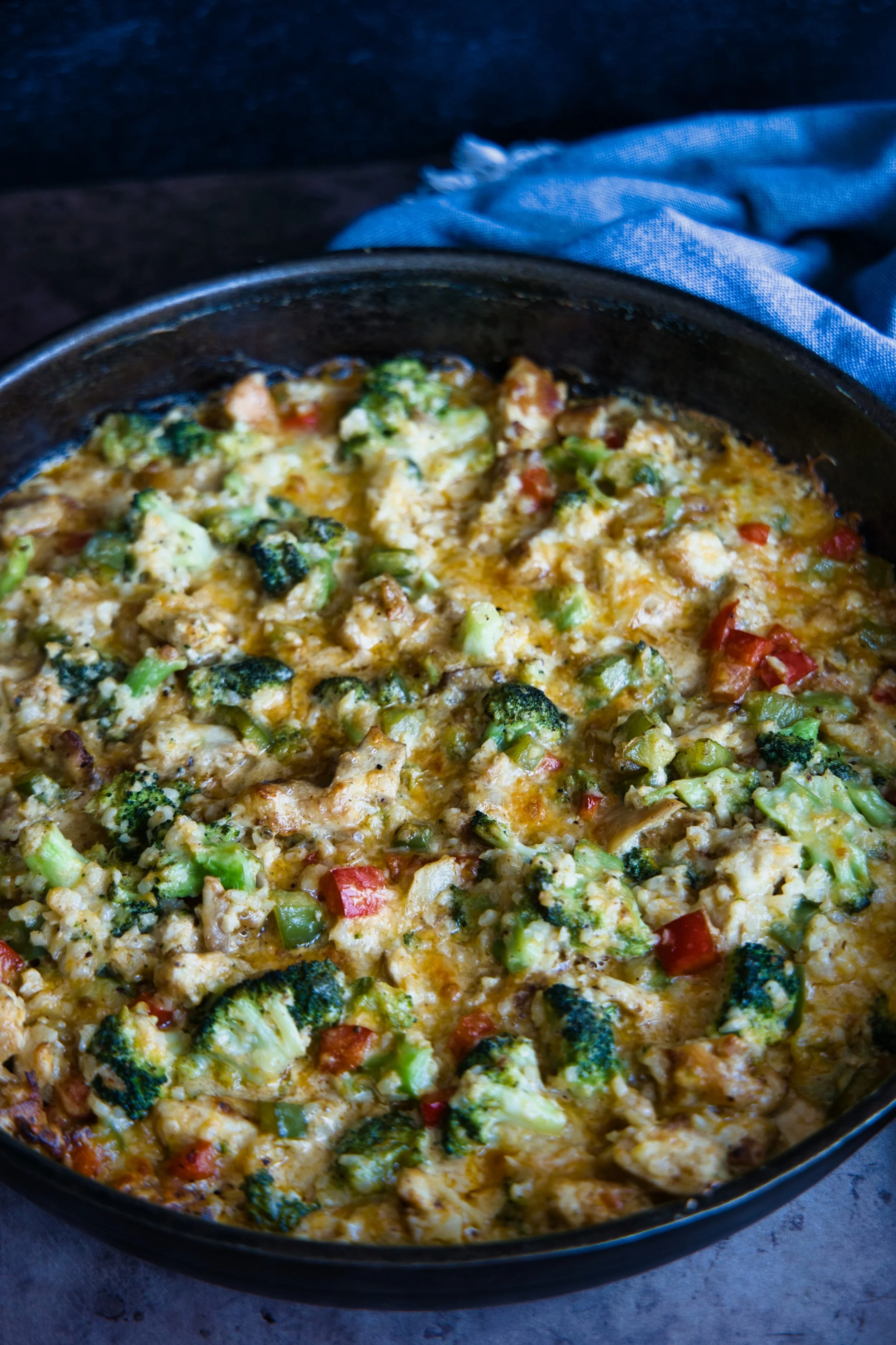 Fajitas Cheesy Casserole