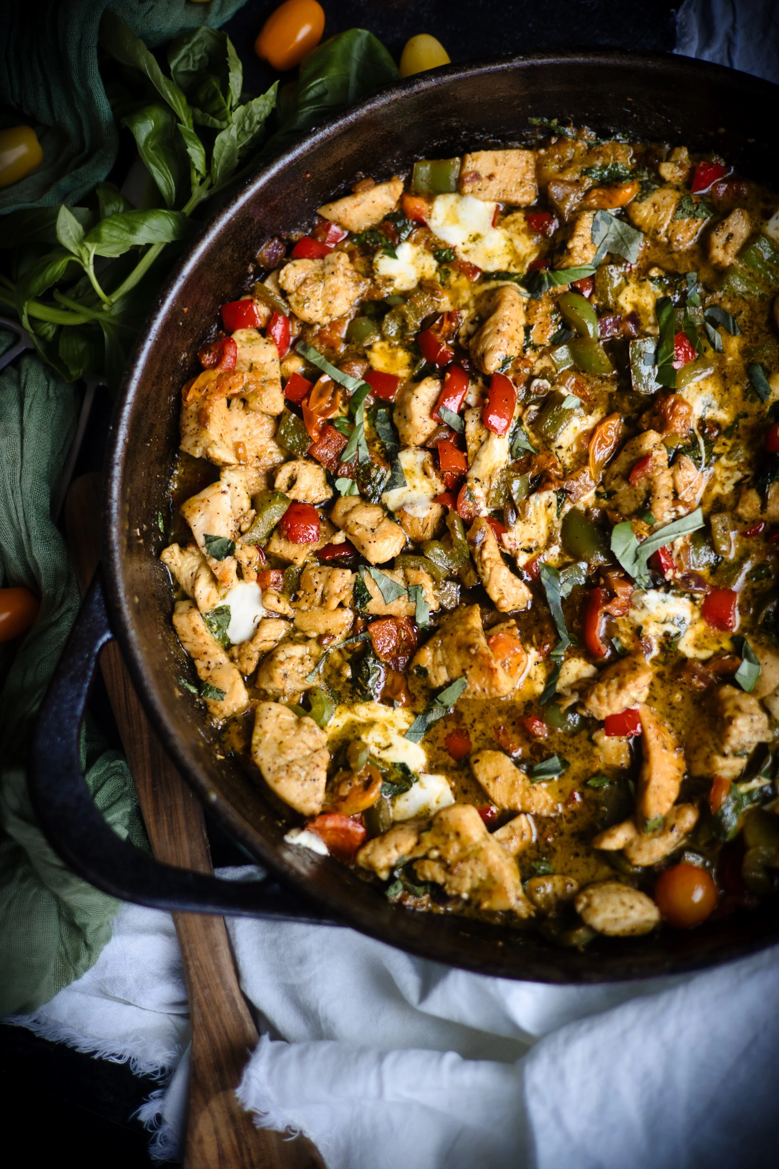 Pesto Chicken Skillet