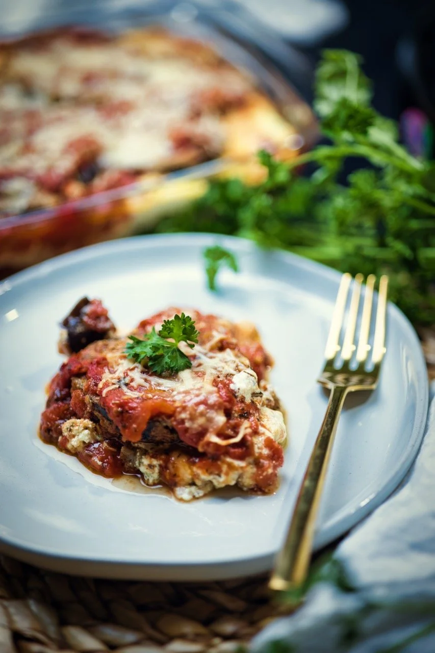 Not Your Nonni’s Eggplant Casserole