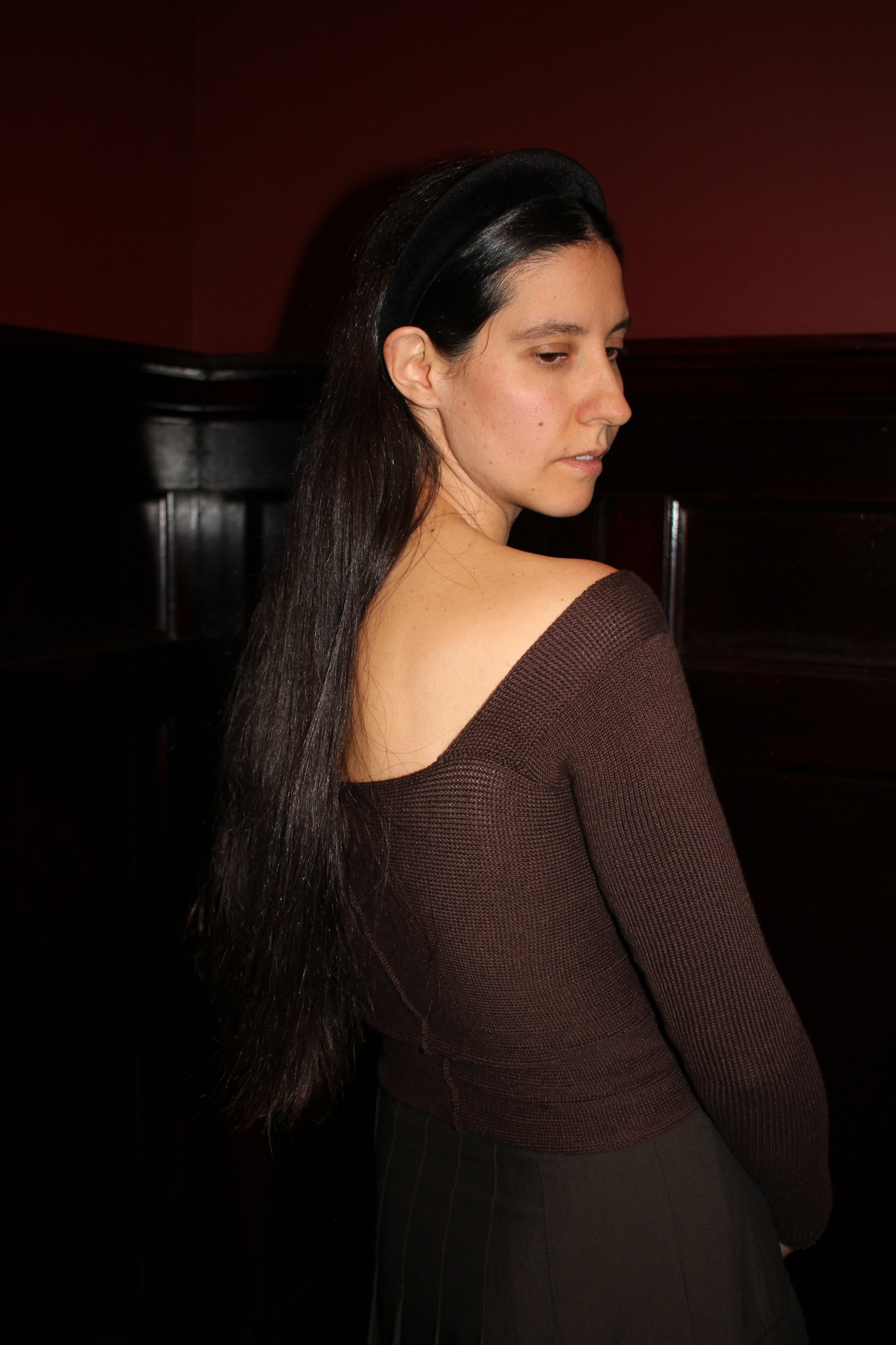 The Lingering Long Sleeve in Brown