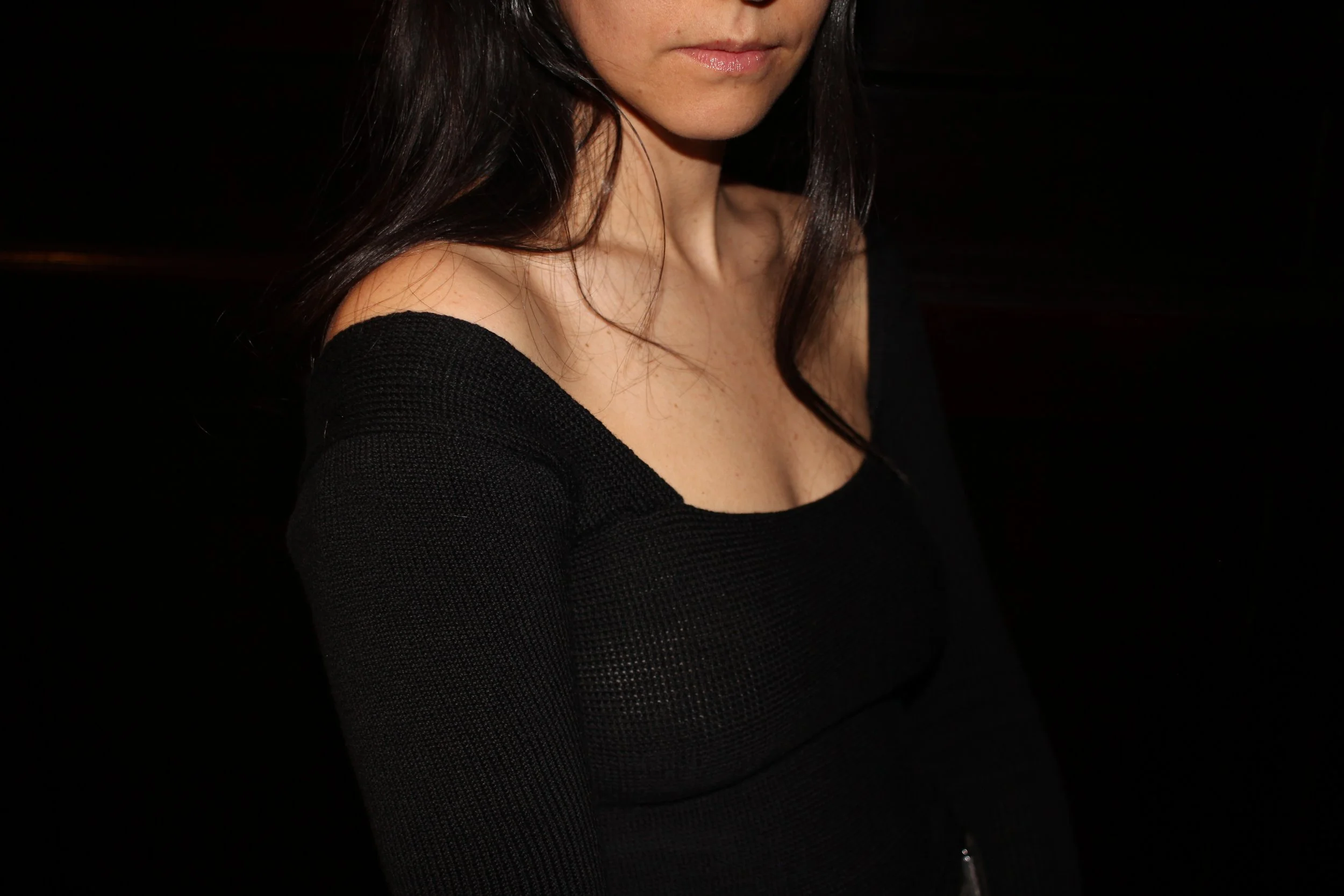 The Lingering Long Sleeve in Black