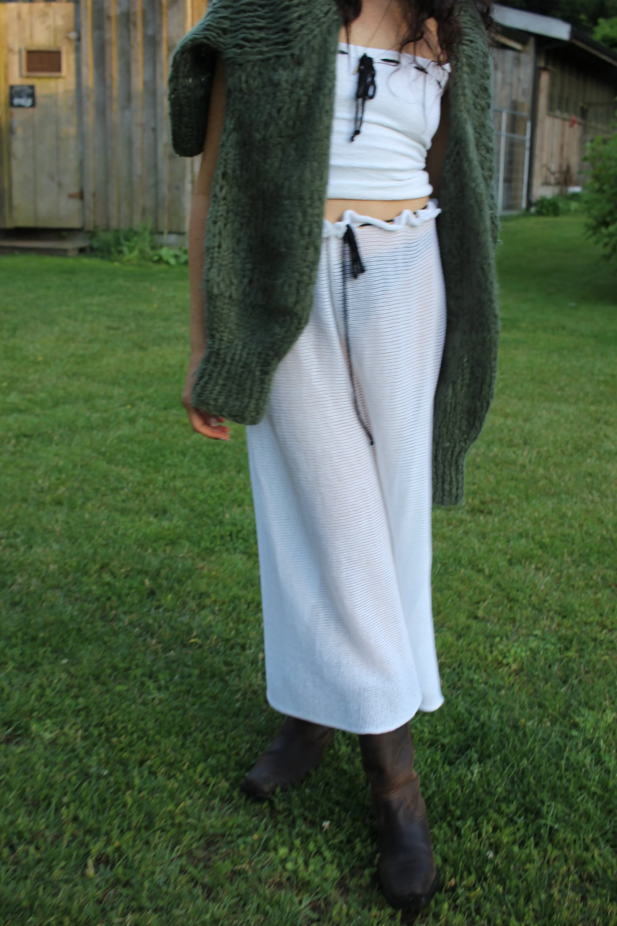 The Ruffle Tie Skirt