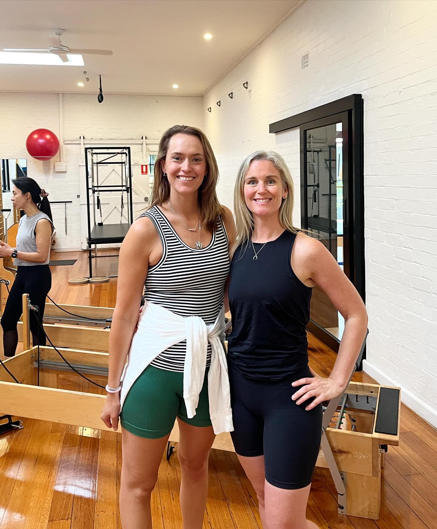 Today Kate &amp; I attended the Pilates Brunch! A day of workshops for Pilates instructors to upskill and learn 🤓
We have both been teaching for a long time, however there is always an opportunity to learn new skills and grow so we can be better ins