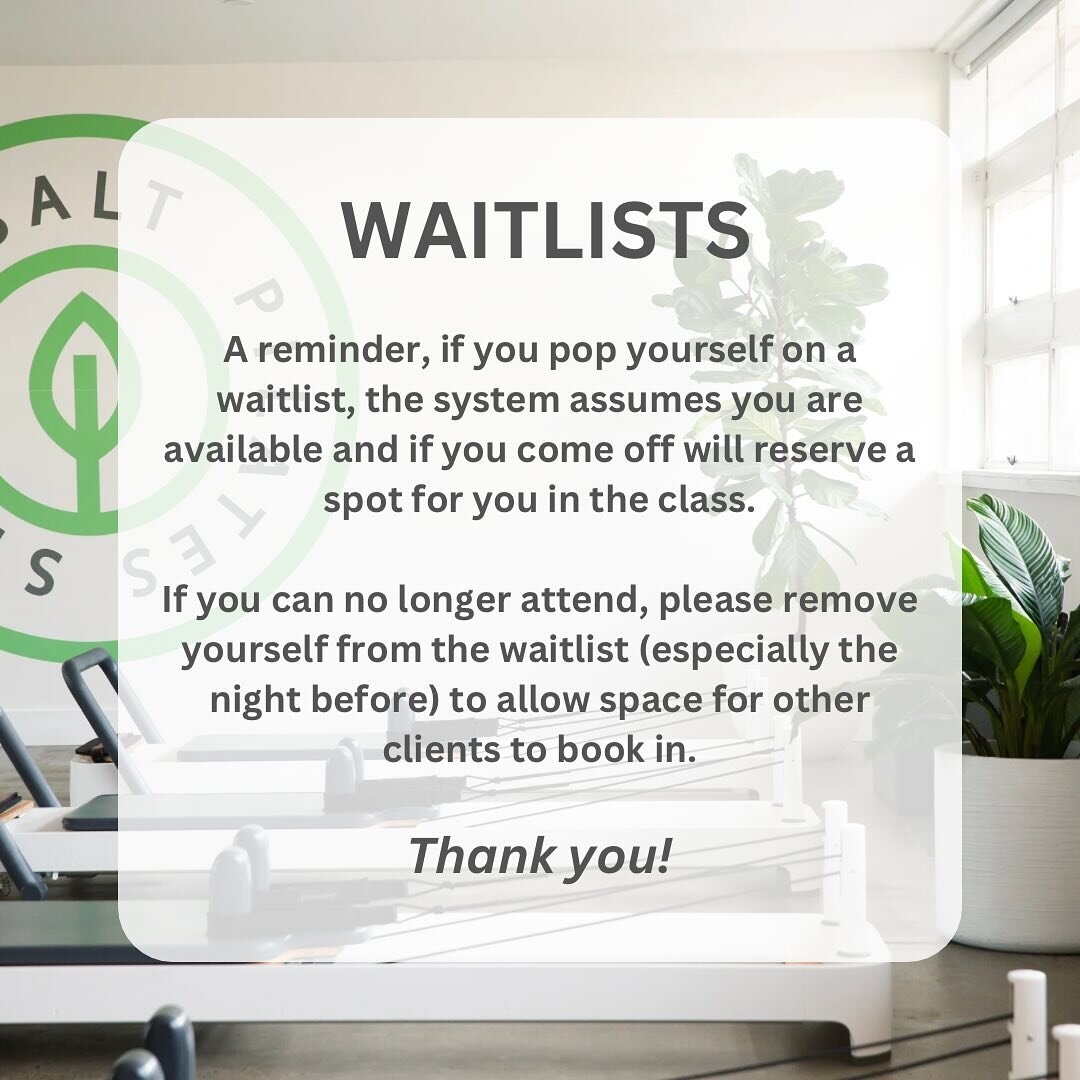 Waitlists can be tricky to understand, however if you pop yourself on a waitlist the system assumes you will be available and will reserve a spot for you in the class once you come off. 

Waitlists move quickly (especially overnight), so if you know 
