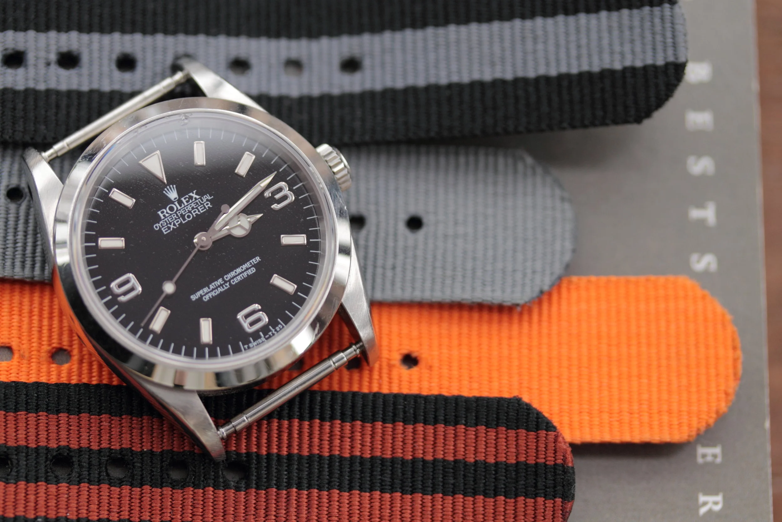 rolex explorer strap options