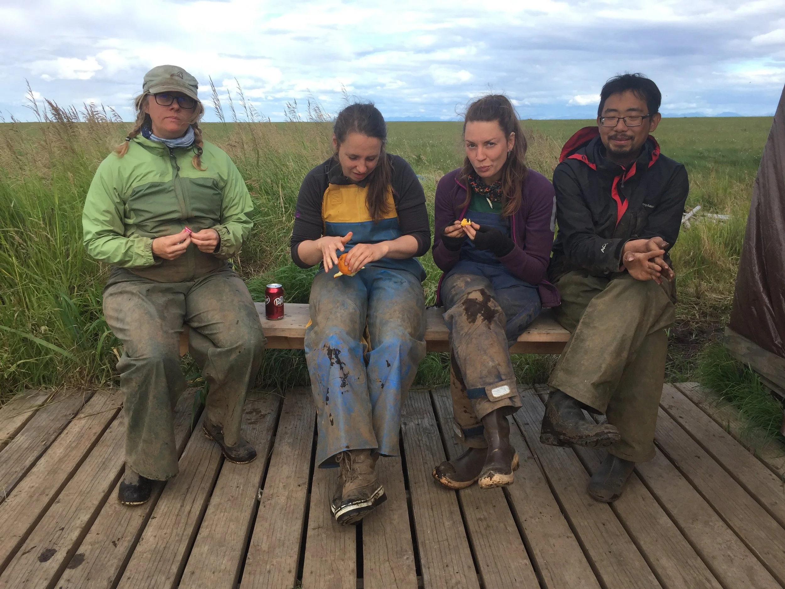 Archeological Crew: Carllotta Hillerdal, Alice Watterson, Anna Mossolova, John Lim