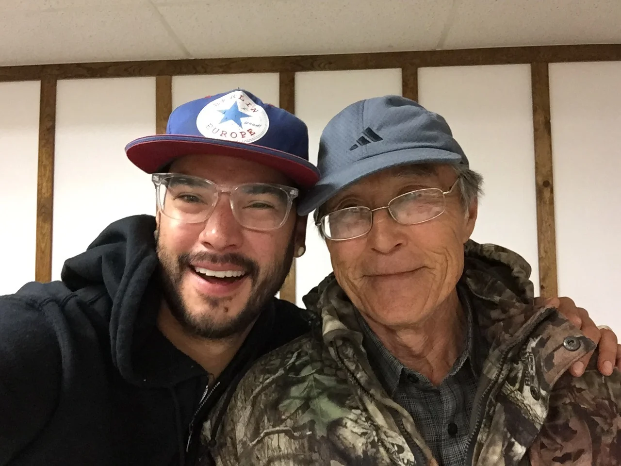Made some great friends in the community. John Smith, an elder in the community of Quinhagak, Alaska.