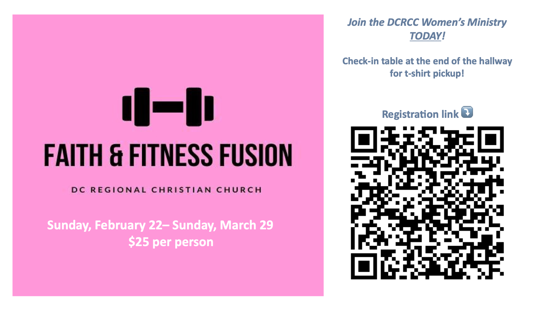 Women’s Faith & Fitness – Strong in Body, Mind & Spirit