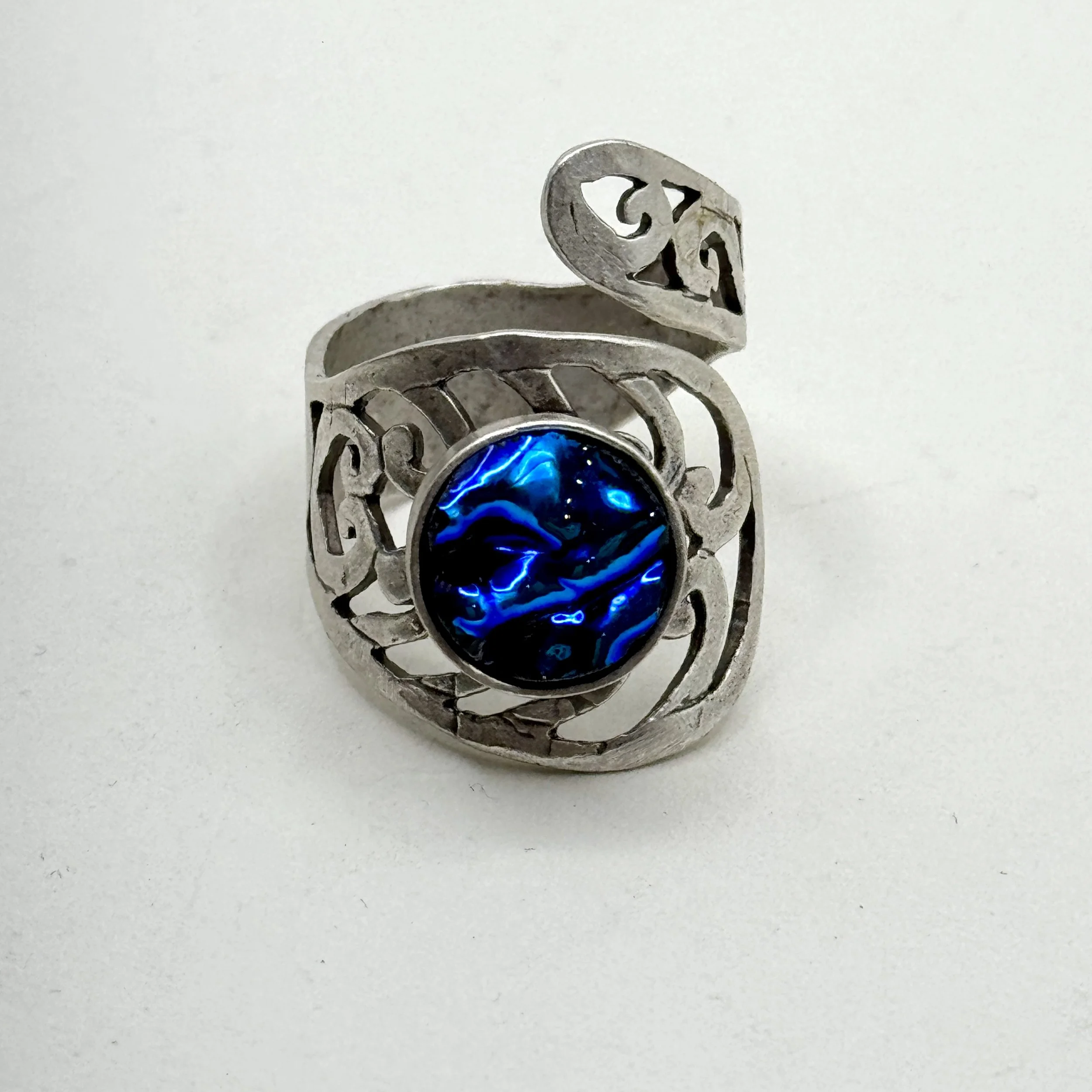 Blue Dichro Swirl Ring.jpeg