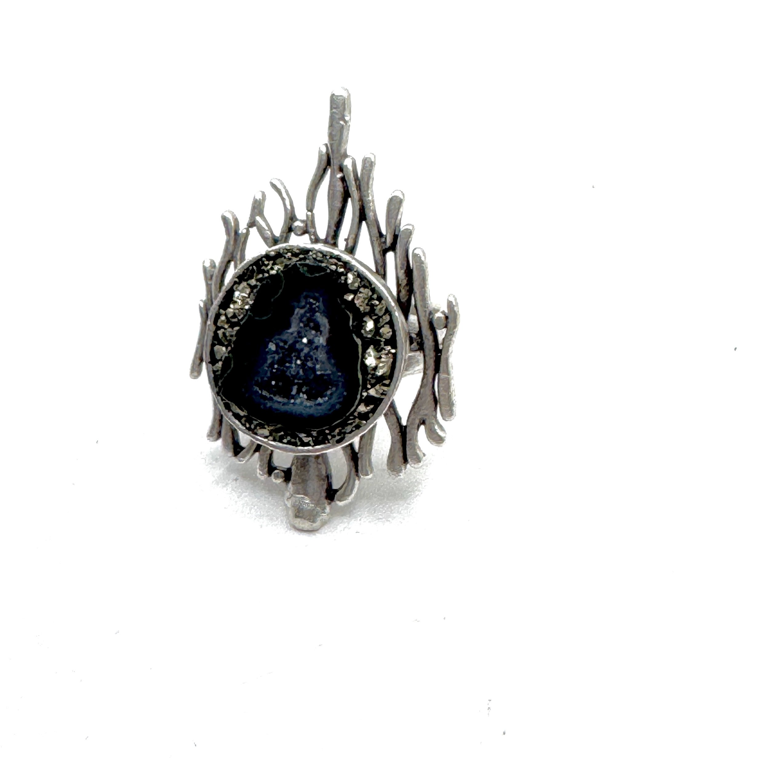Branchy Geode Pyrite Ring.jpeg