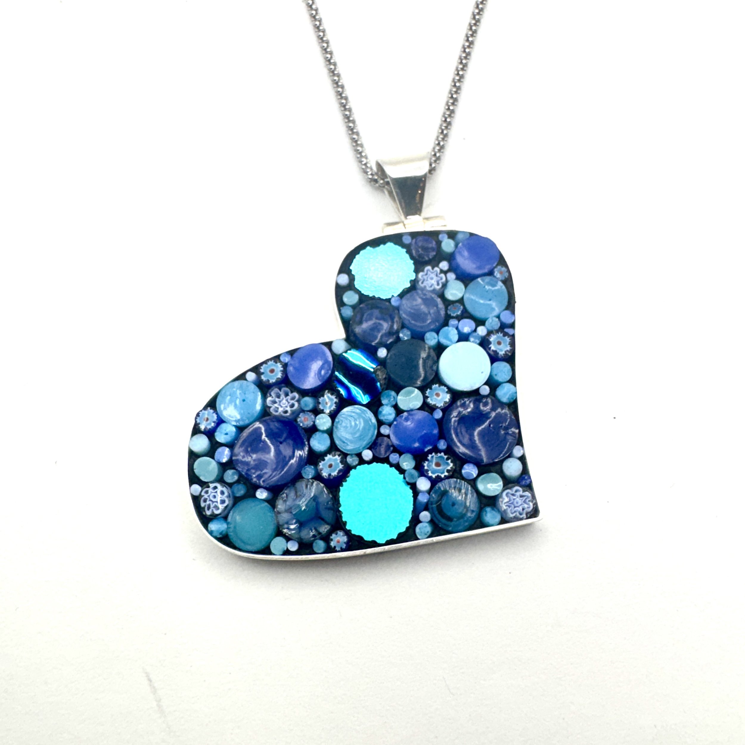 Sideways Blue Happy Dot Heart Necklace.JPG.JPG