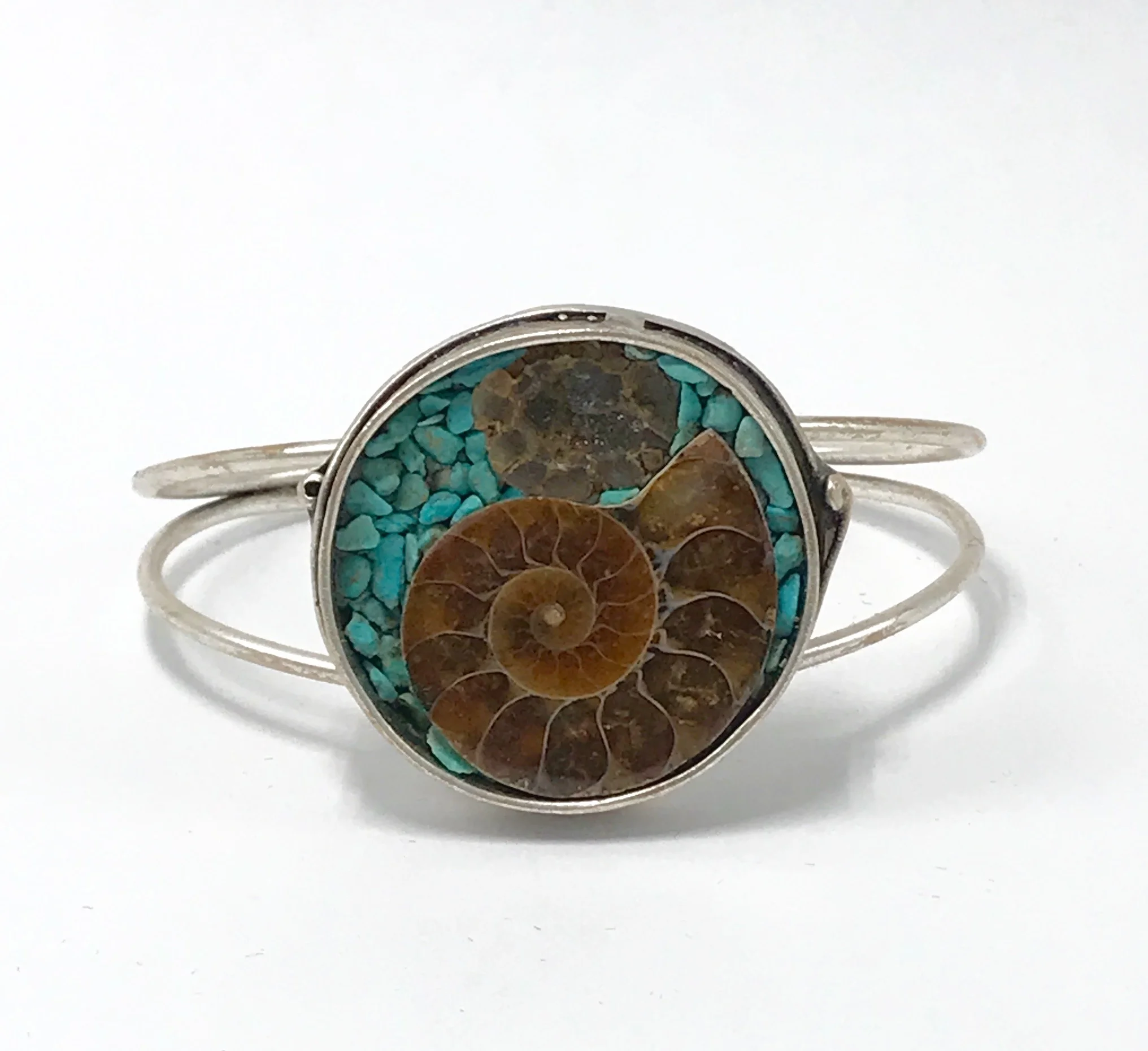 Ammonite:Turquoise:GeodeBracelet.jpg