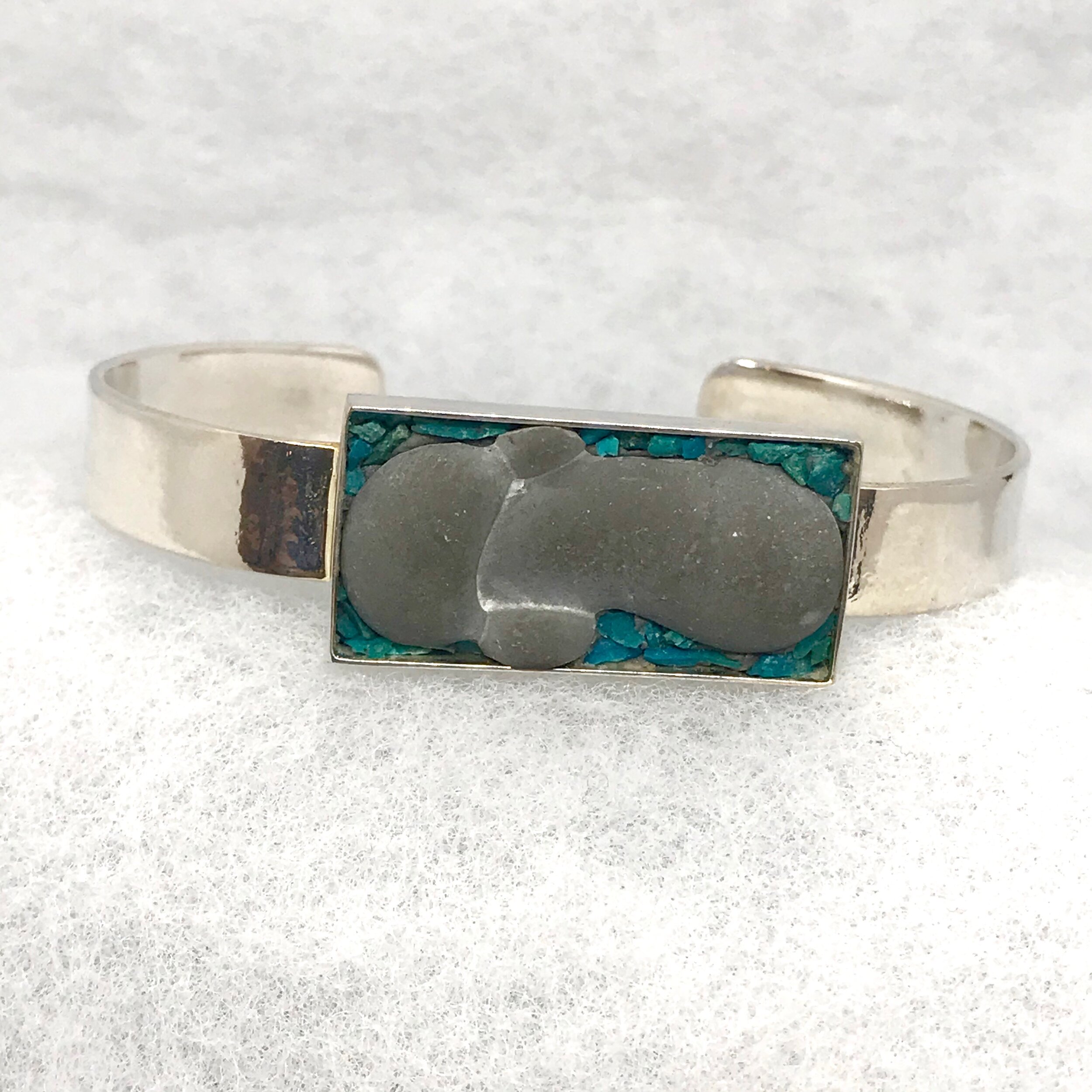 Goddess Stone:Chrysacolla Rectangle Bracelet.jpeg
