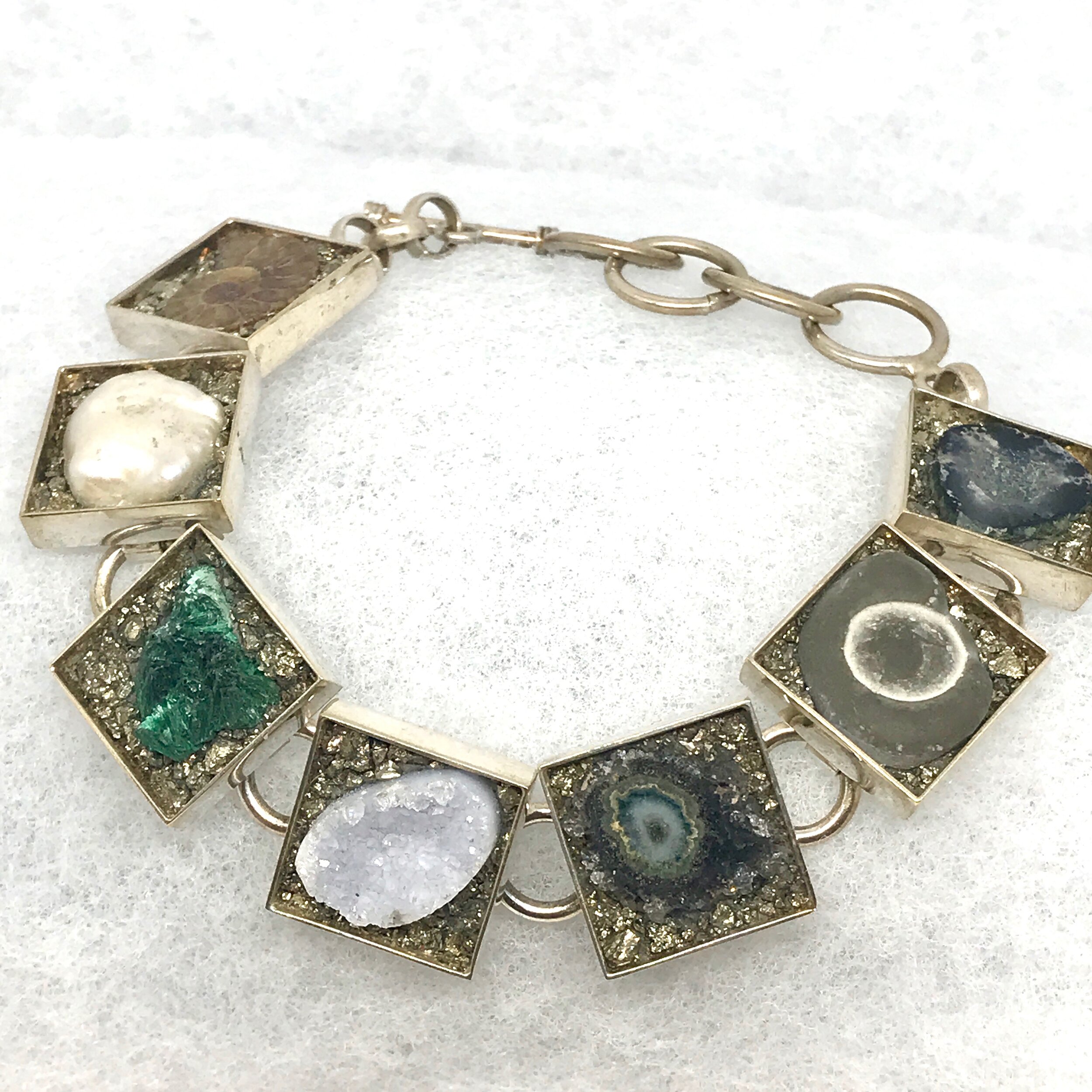 Minerals Square Link Bracelet.jpeg