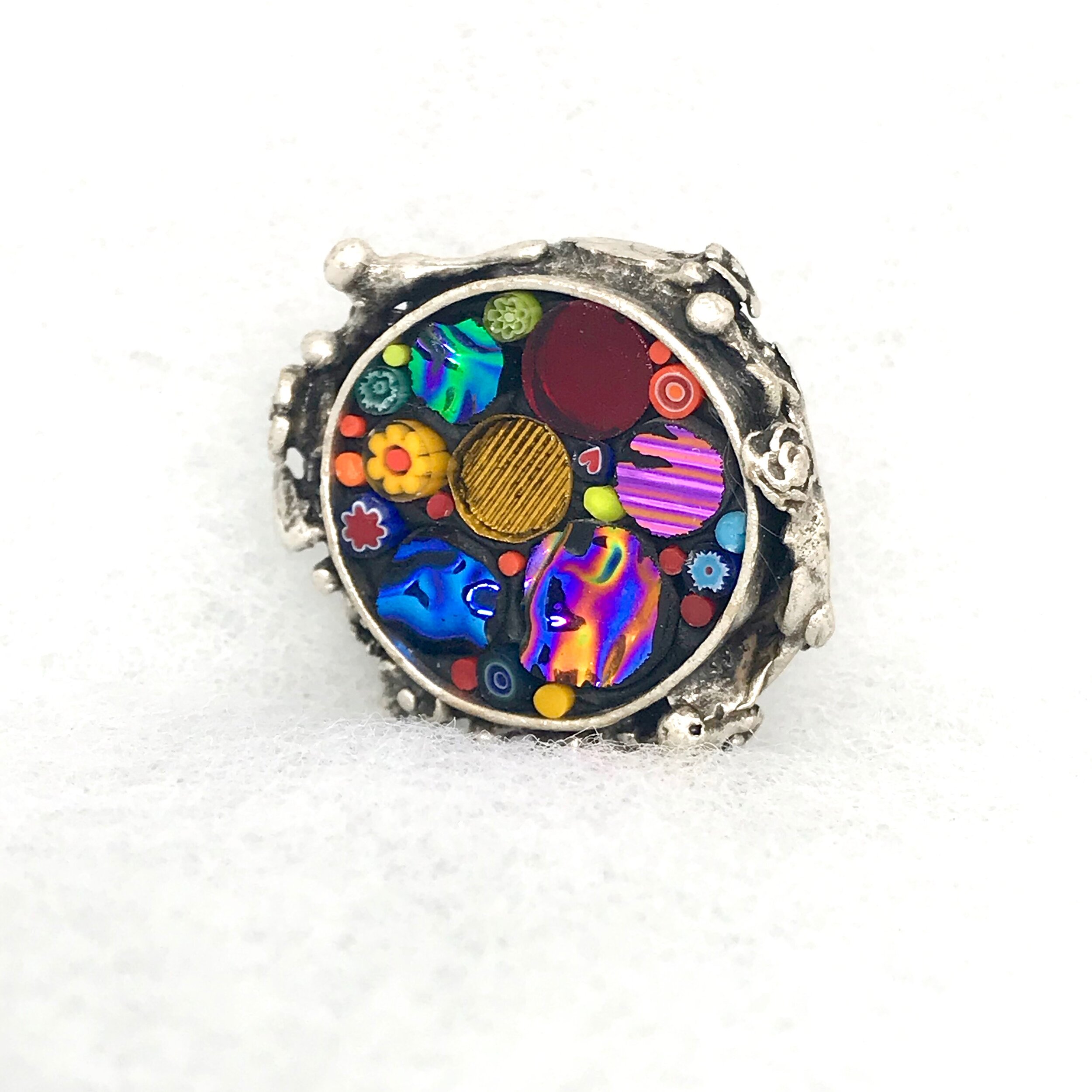 Multicolor Happy Dot Circle Ring.jpeg