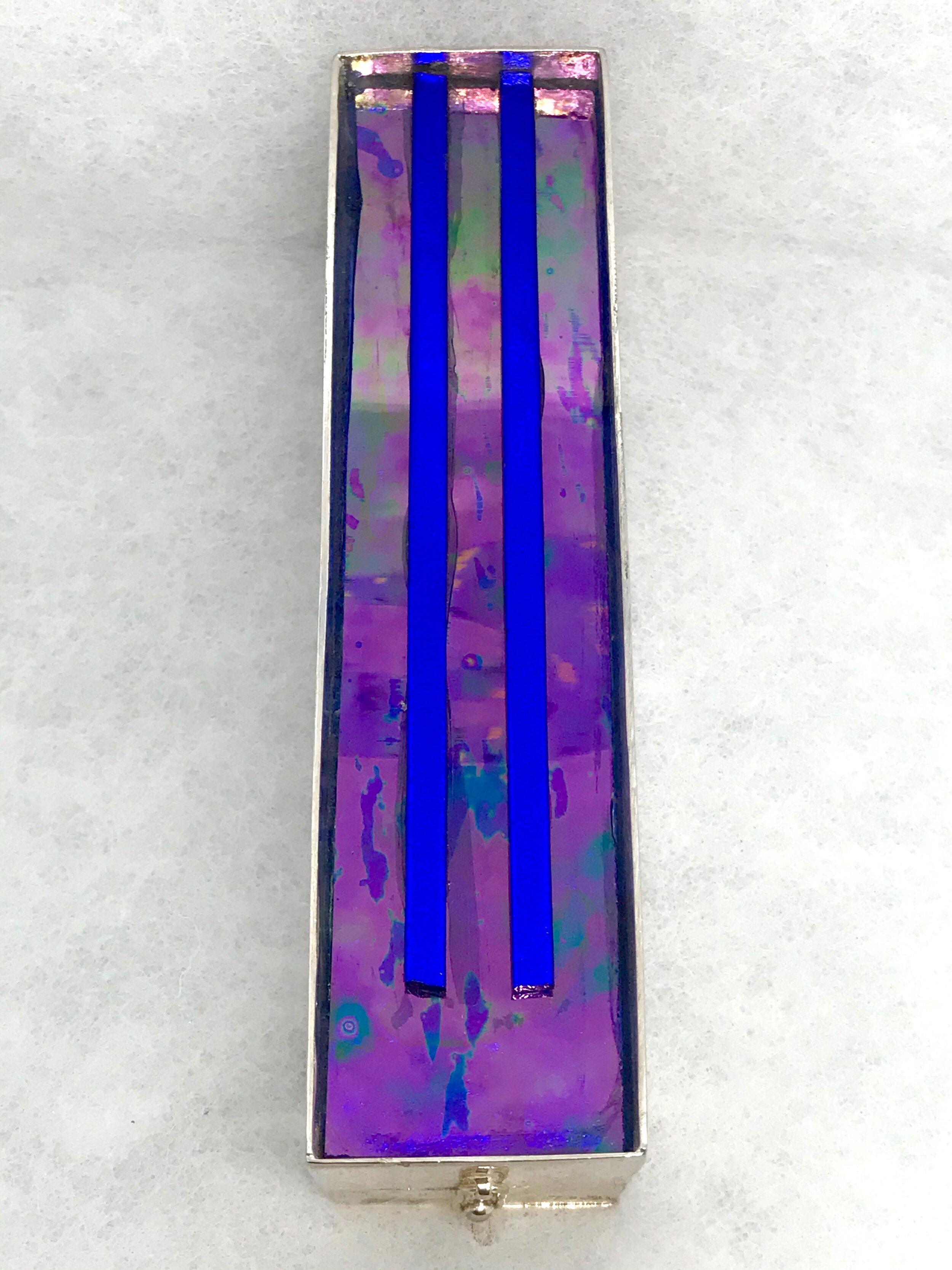 Purple:Blue Shin Mezuzah.jpeg