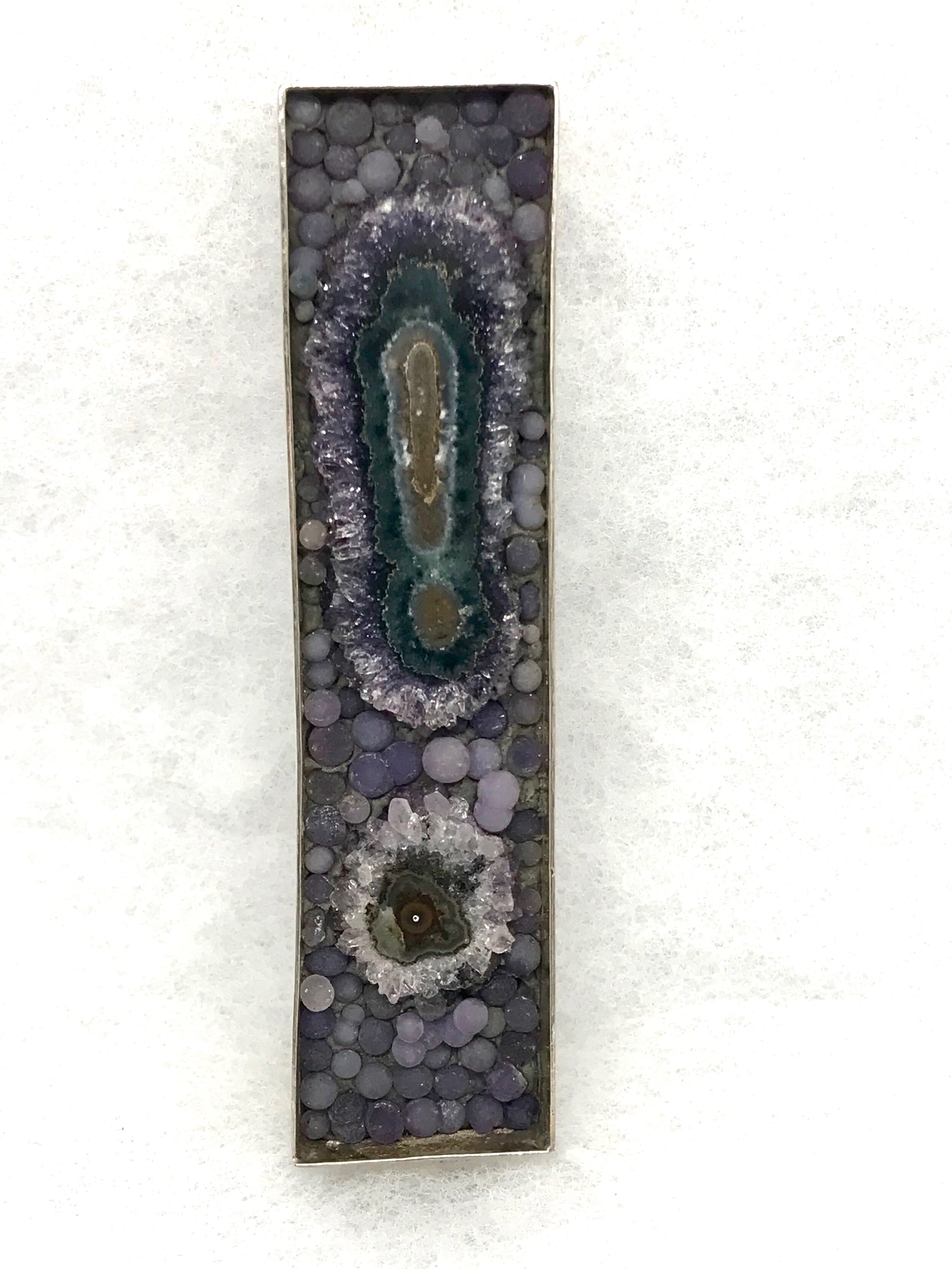 Stalactite Slice:Grape Agate Mezuzah.jpeg