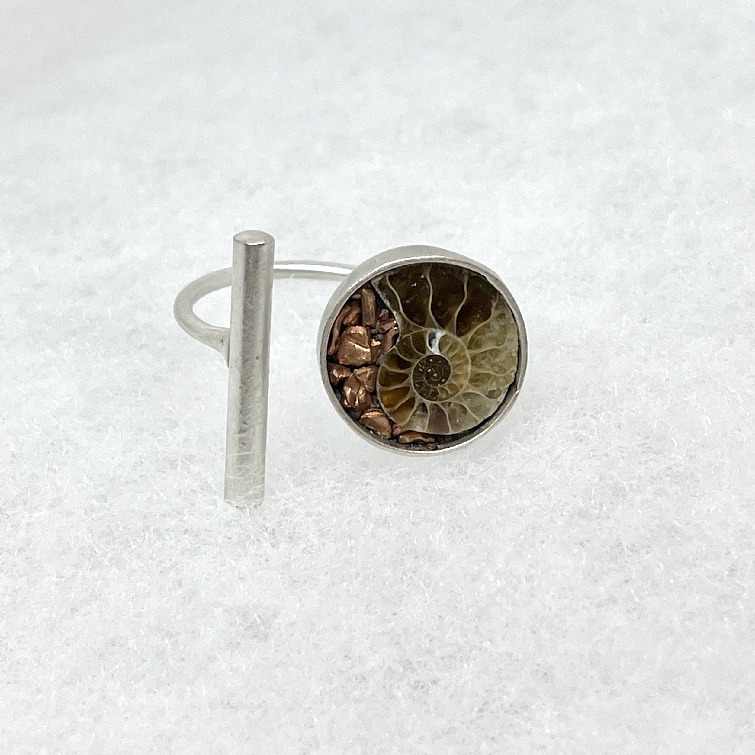 Ammonite:Copper Circle:Bar Ring.jpeg