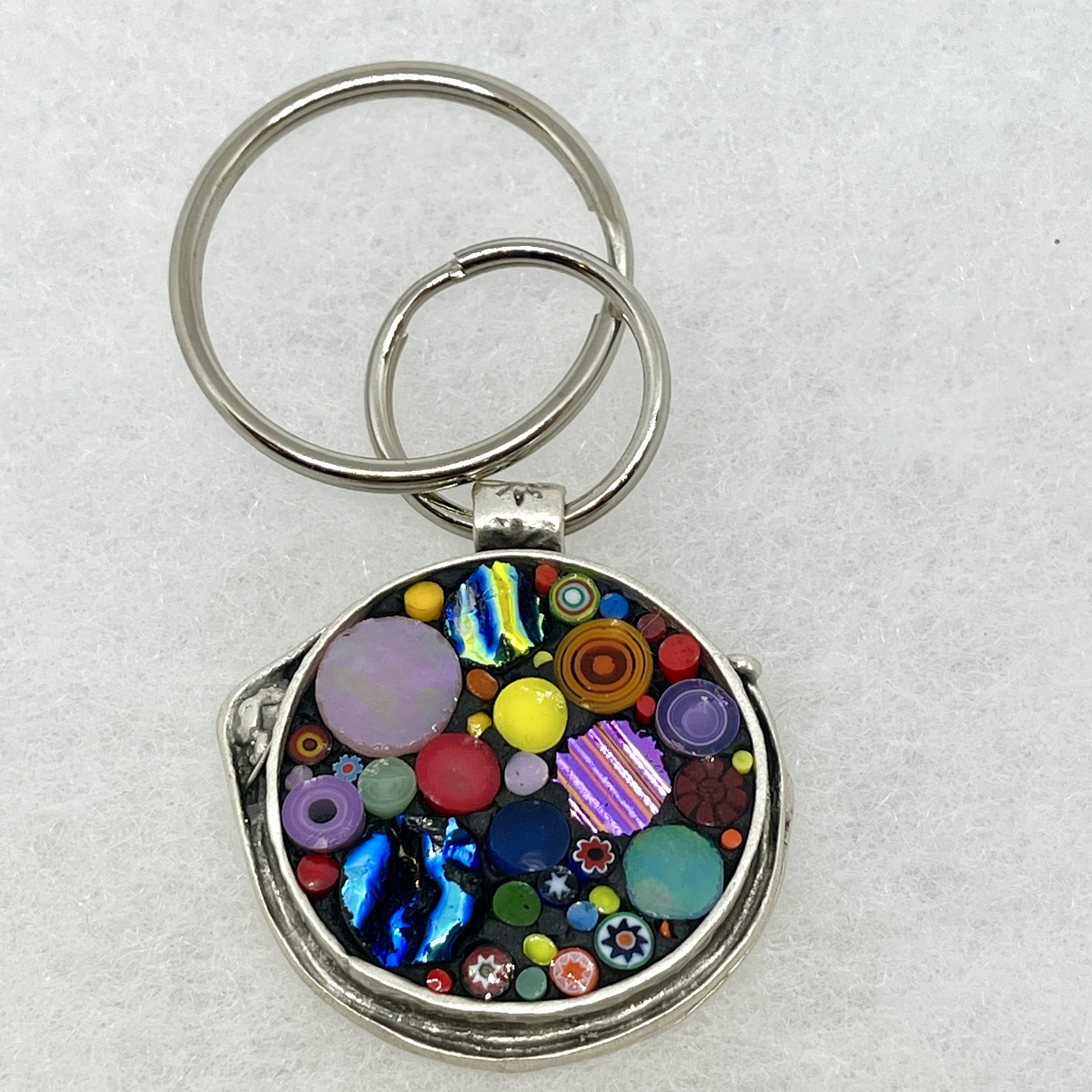 Rainbow Dot Key Chain.jpeg