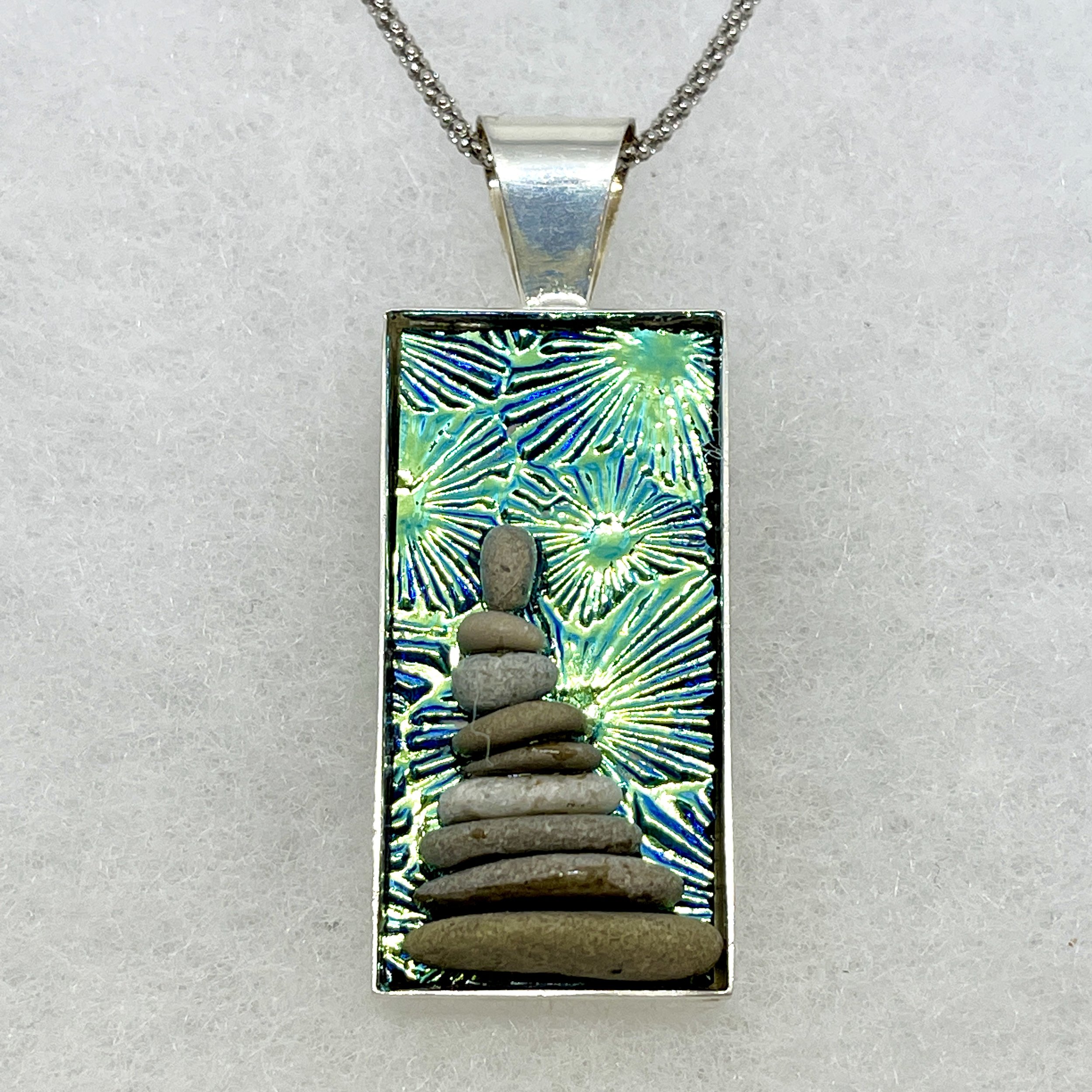 Cairn on Blue Dichro Necklace.jpeg