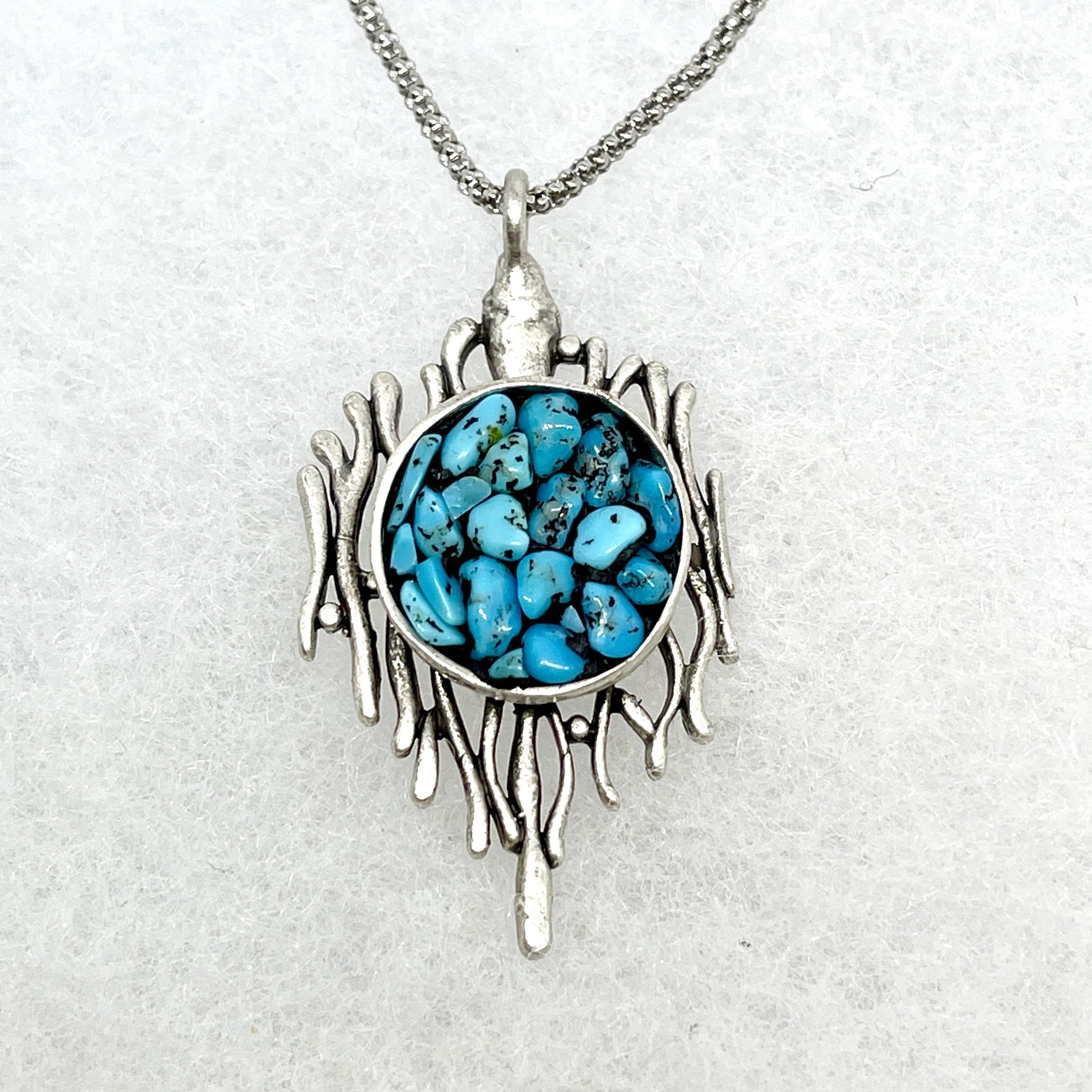 Bright Turquoise Scribble Necklace.jpeg