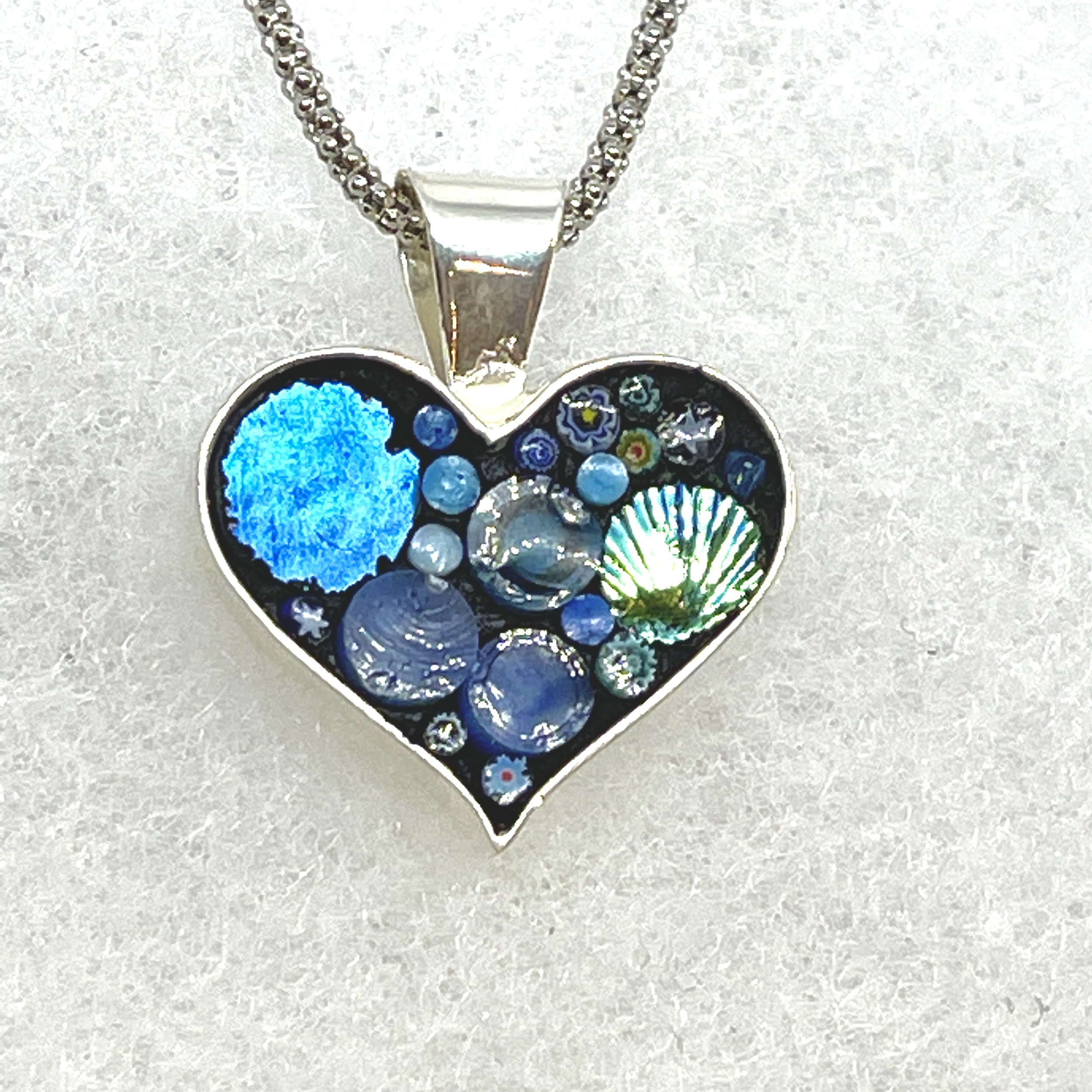 Happy Dot Blue Heart Necklace.jpeg